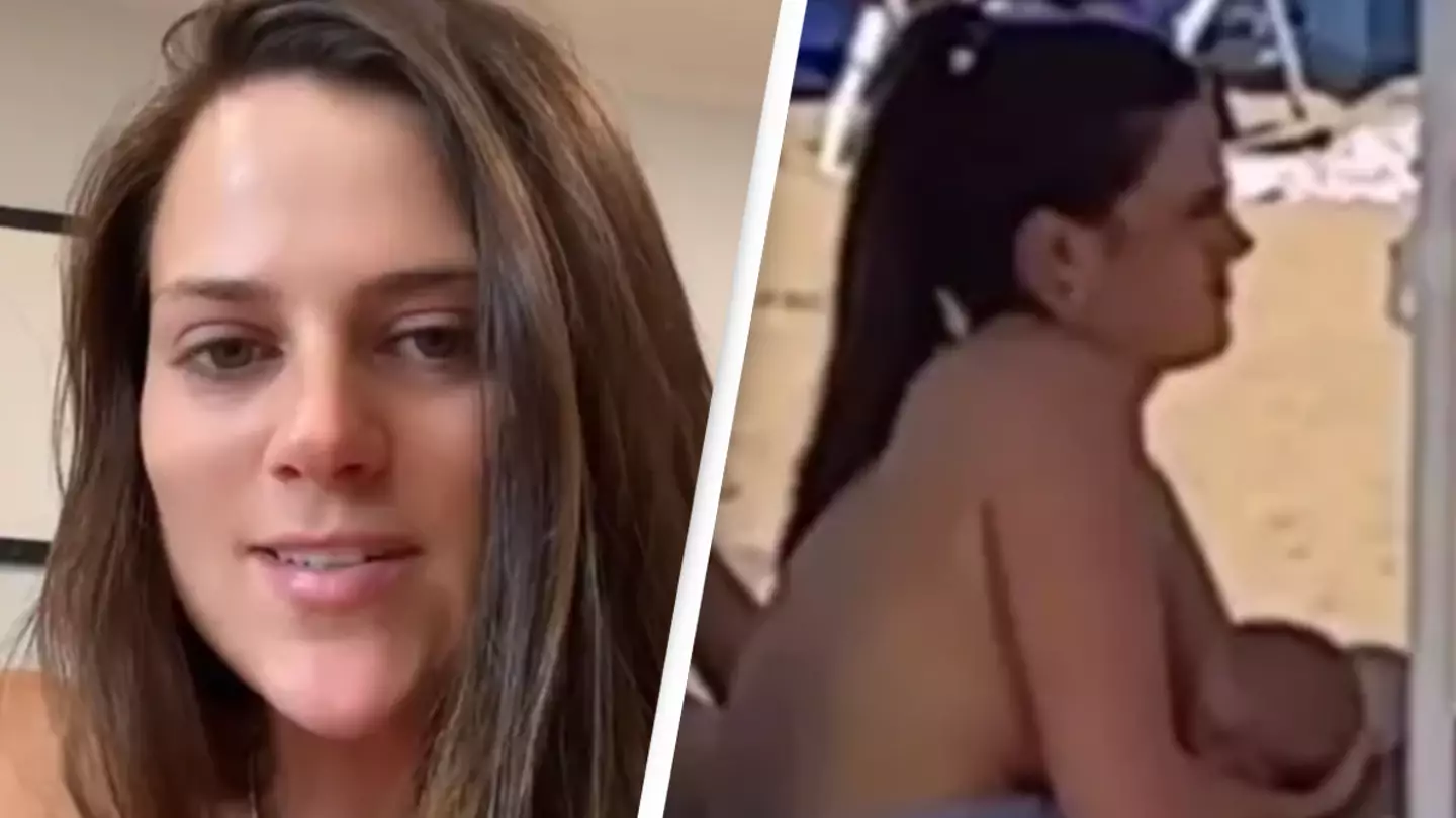 Mom shocked after scrolling Facebook and seeing herself breastfeeding in video taken by stranger