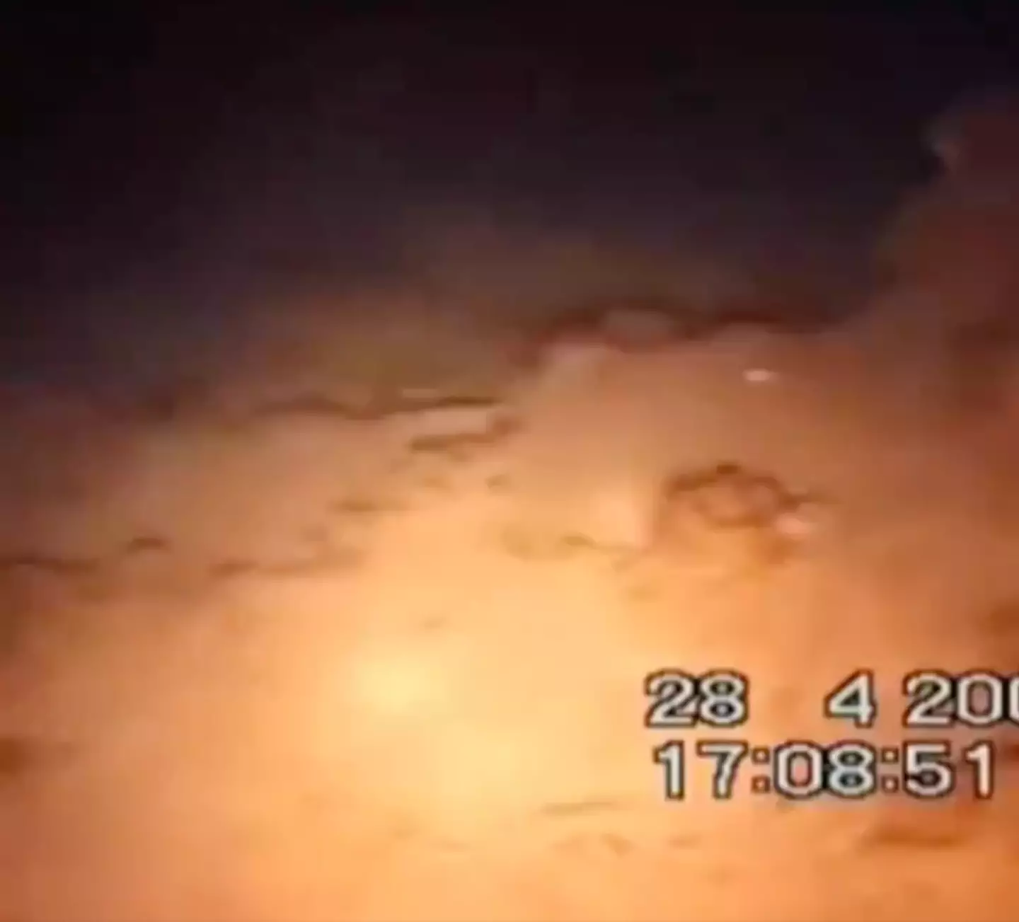 Footage captured the eerie final moments before his death.