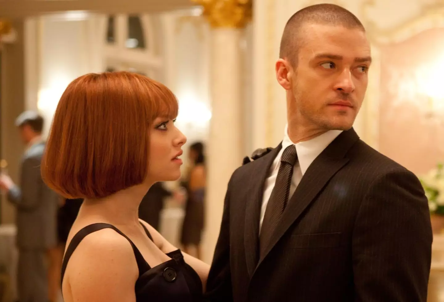 Justin Timberlake and Amanda Seyfried star in In Time.