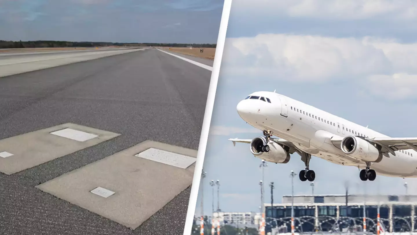 Bizarre reason why two people are buried in graves under airport runway