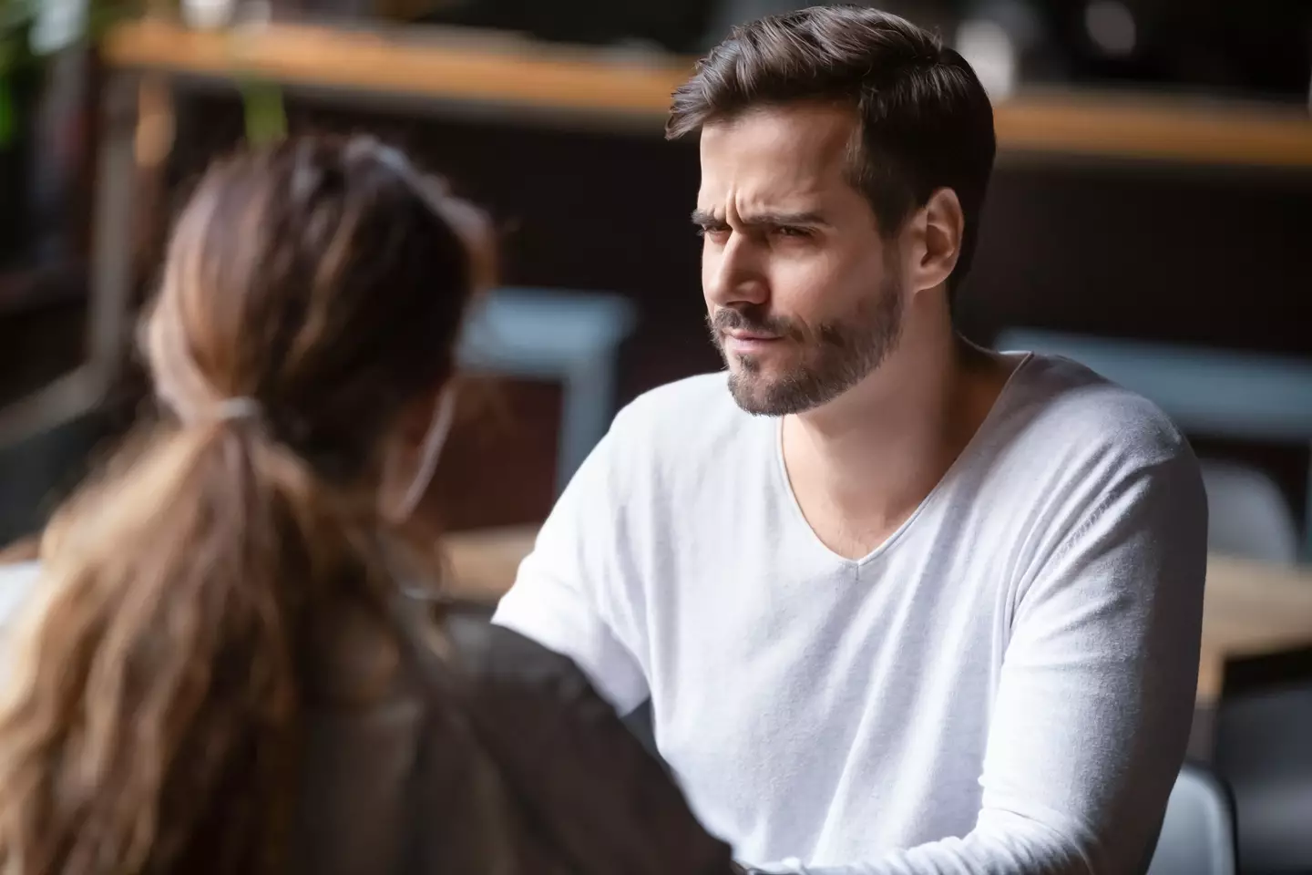 Likely Pete's face when the TikToker said dating through apps was easy (Getty Stock Image)