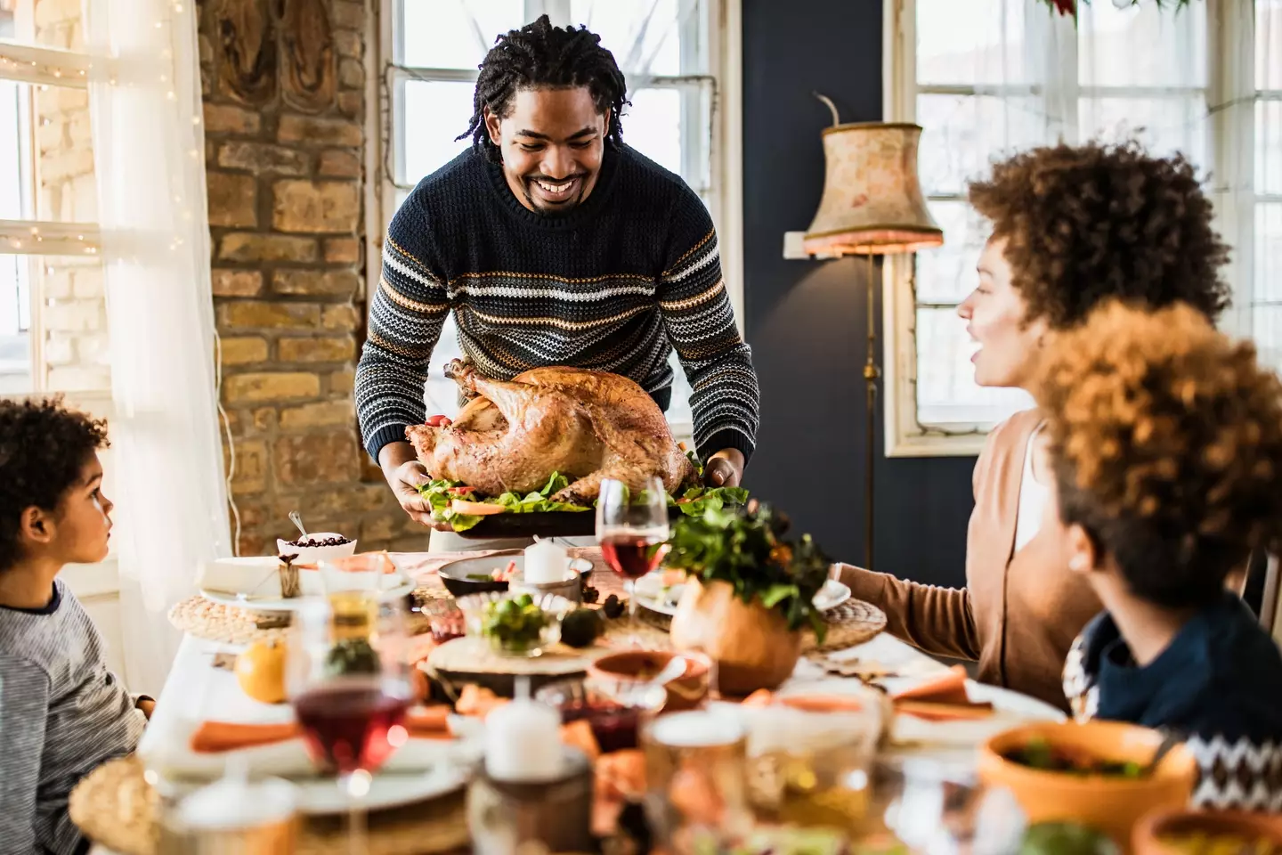 Be a champ this year, and don't poison your entire family by idiotically washing your turkey (Getty stock)