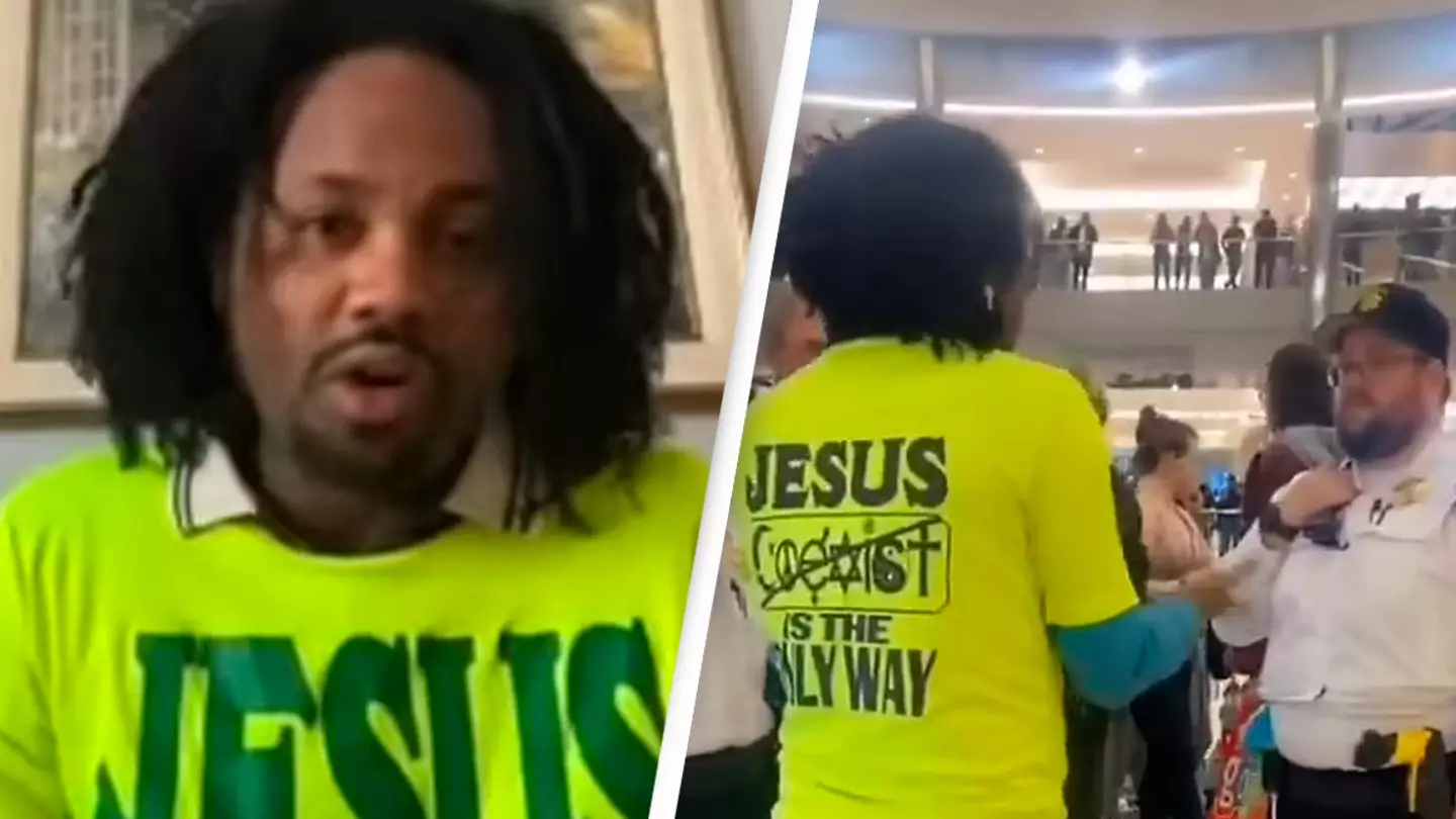 Preacher kicked out of shopping centre for wearing 'offensive' Jesus t-shirt speaks out
