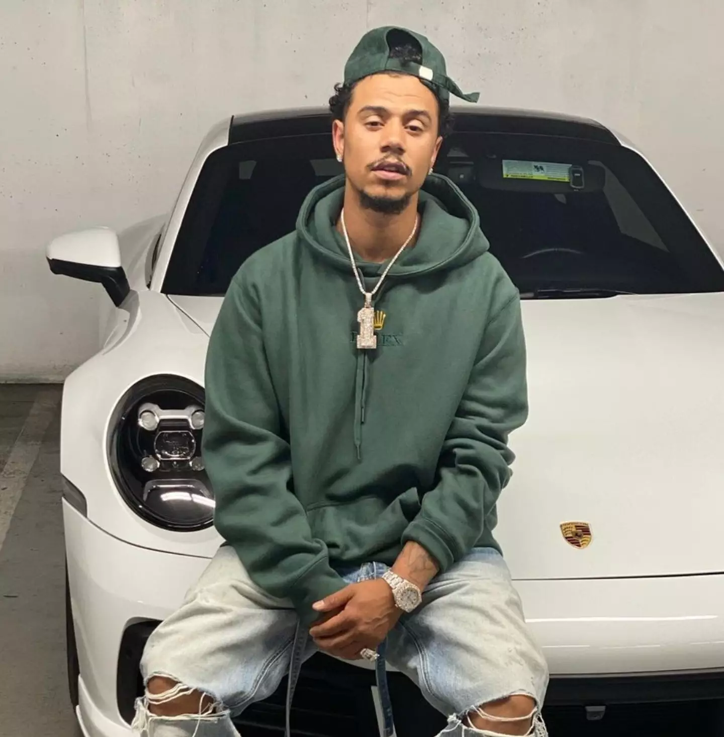 Photos and a video allegedly of Lil Fizz were posted online.