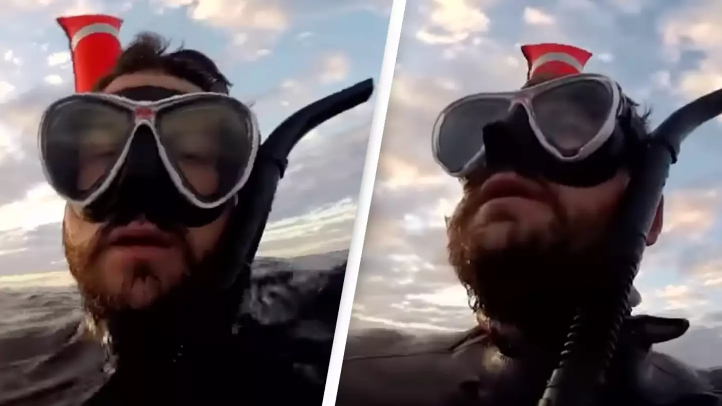 Diver lost at sea for hours filmed harrowing video of his ‘final moments’
