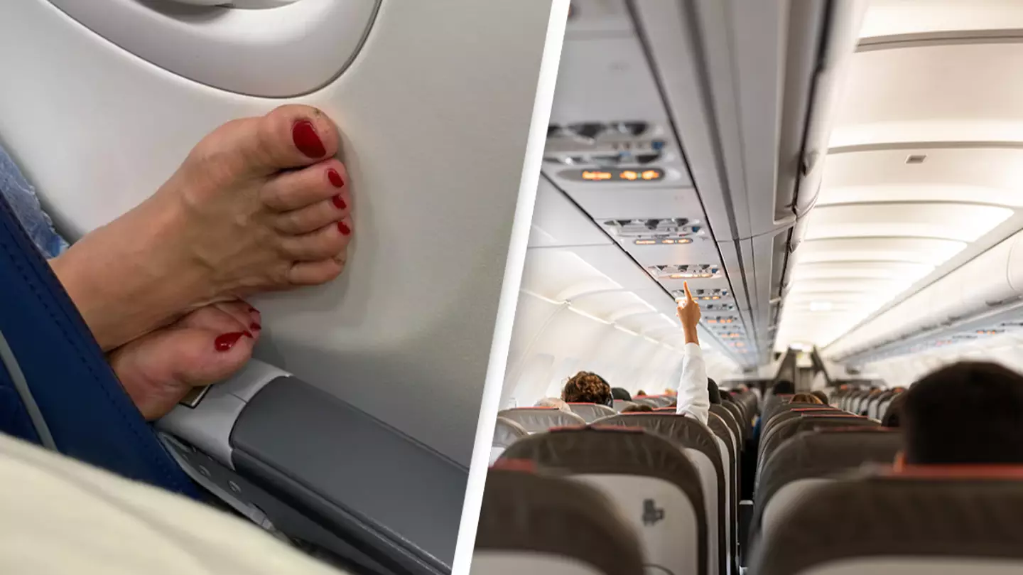 Plane passenger calls out ‘nasty’ woman who put bare feet on her armrest