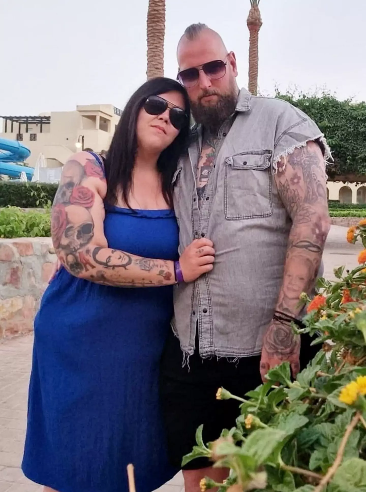 The couple were supposed to marry this summer, but had to tie the knot in December 2024 instead (SWNS)