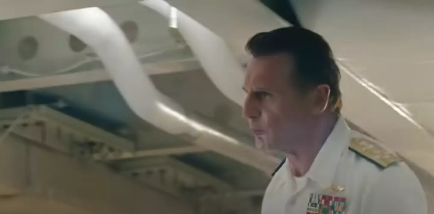 Liam Neeson plays Admiral Shane in the film.