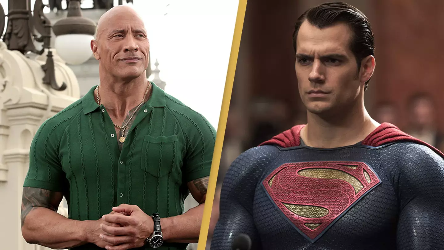 People are thanking Dwayne Johnson for bringing Henry Cavill back as Superman for one last time