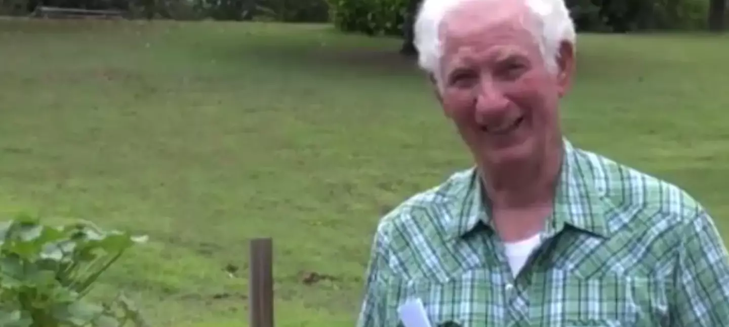 Doyle Crenshawn, from Arkansas, received one of the mysterious packages of seeds.