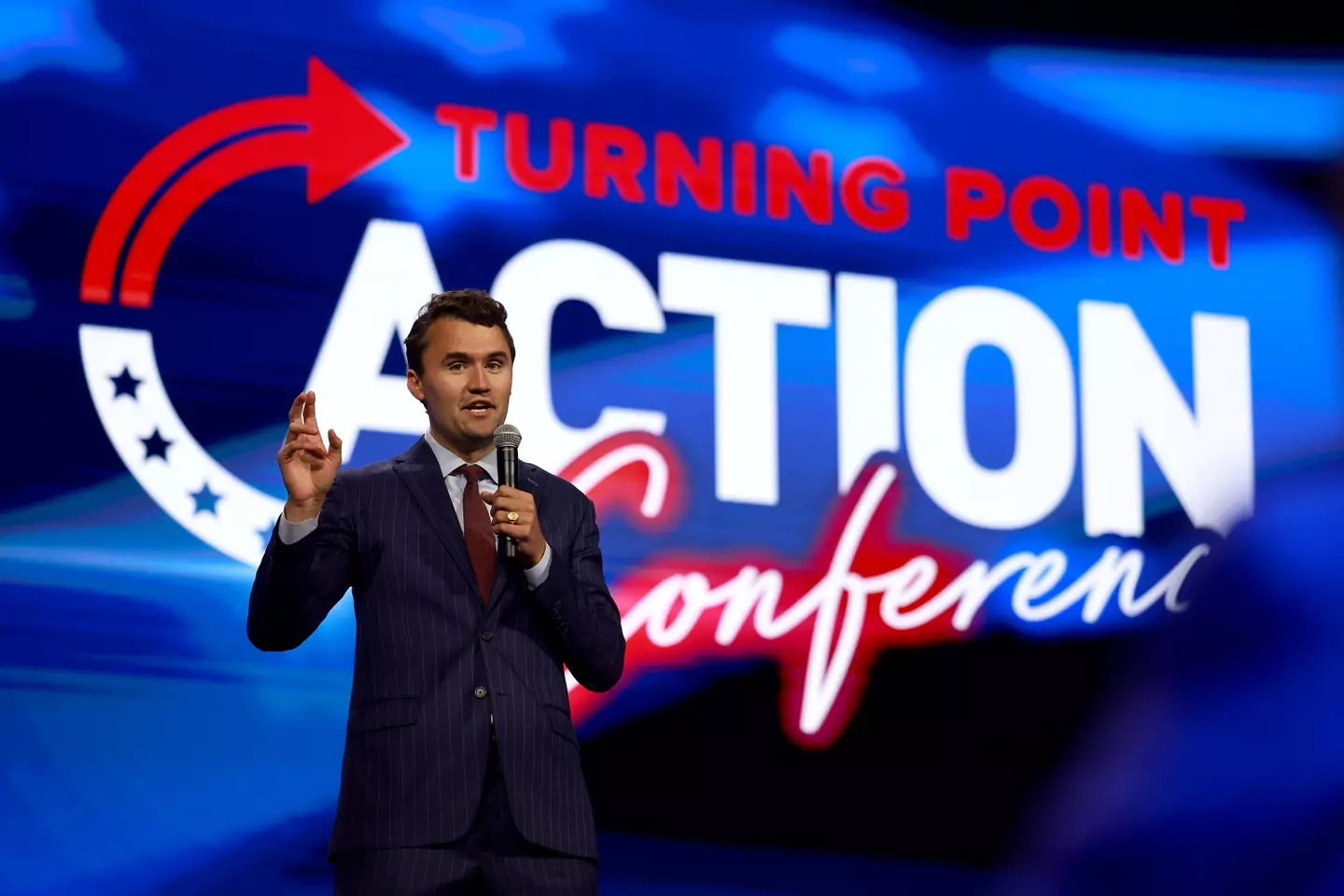 Charlie Kirk founded Turning Point USA (Joe Raedle/Getty Images)