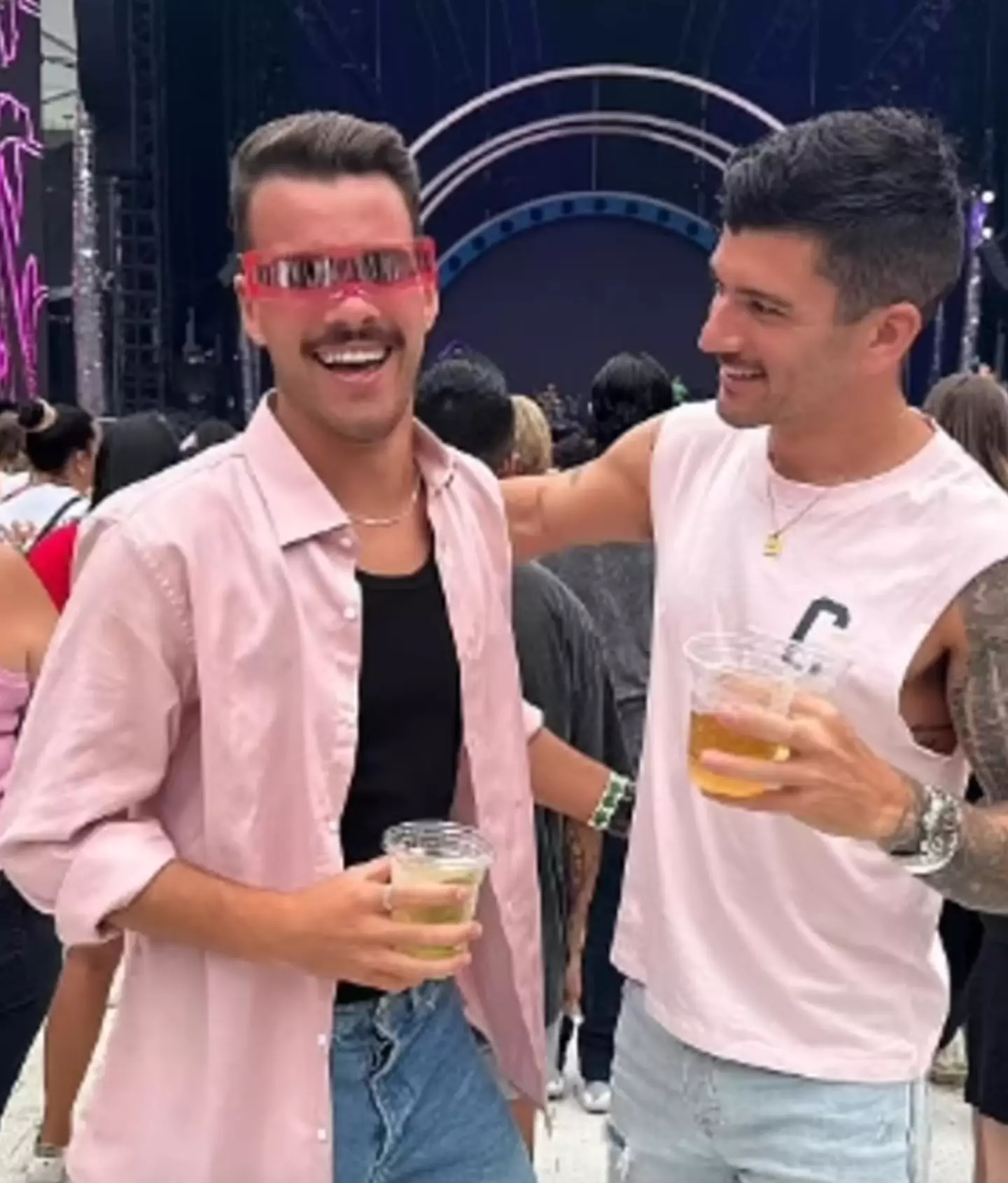 The couple looked to enjoy life together in Instagram posts.