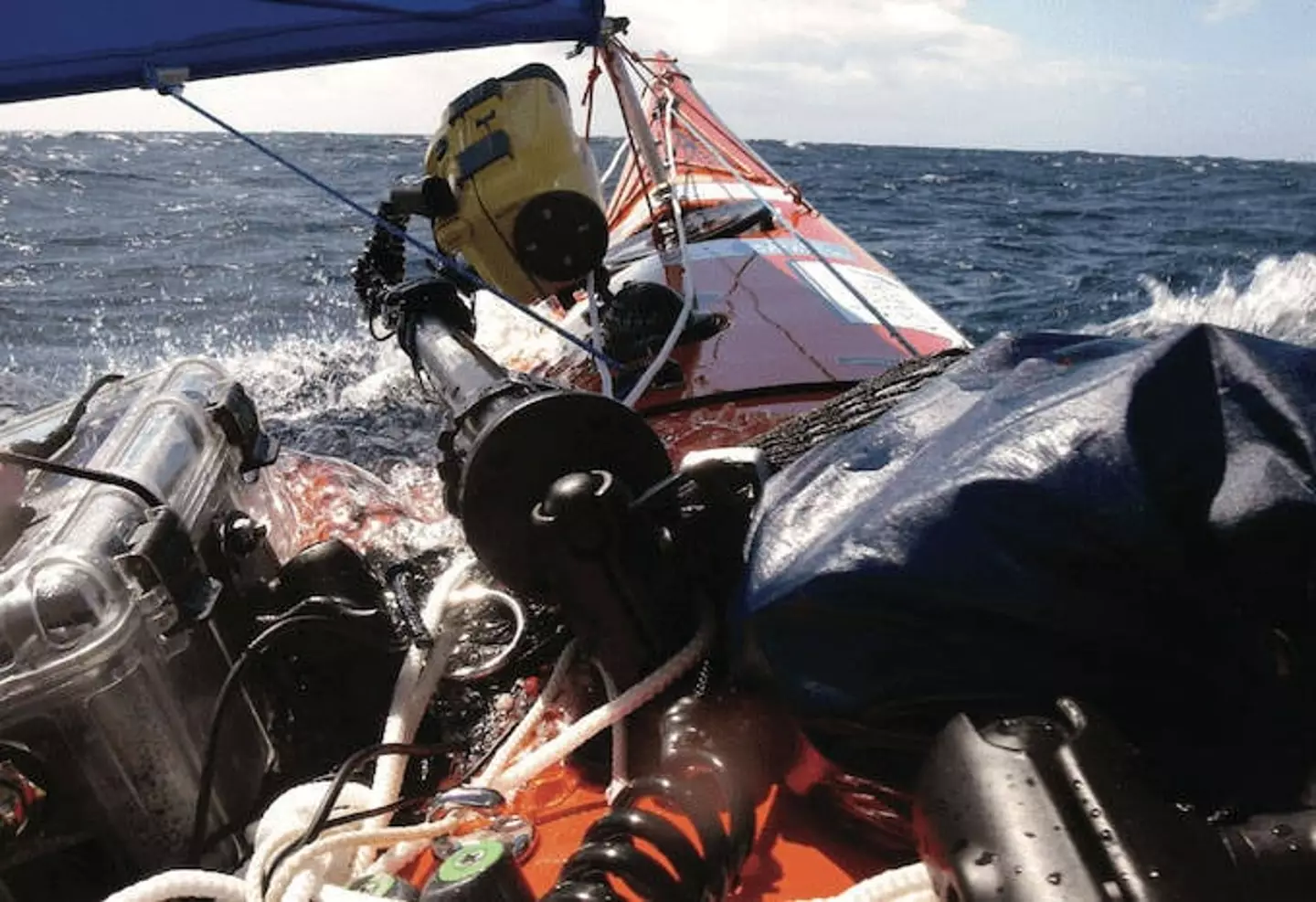McAuley's kayak.