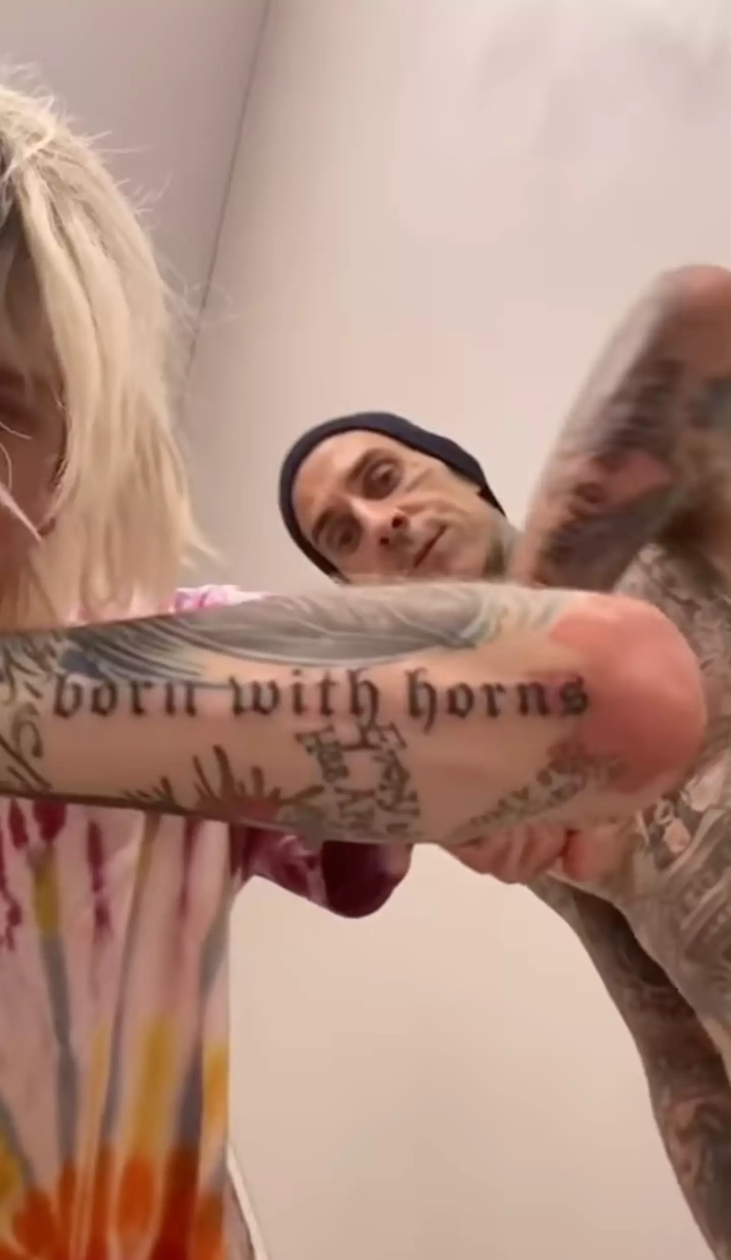 Born With Horns tattoo (@machinegunkelly/Instagram)