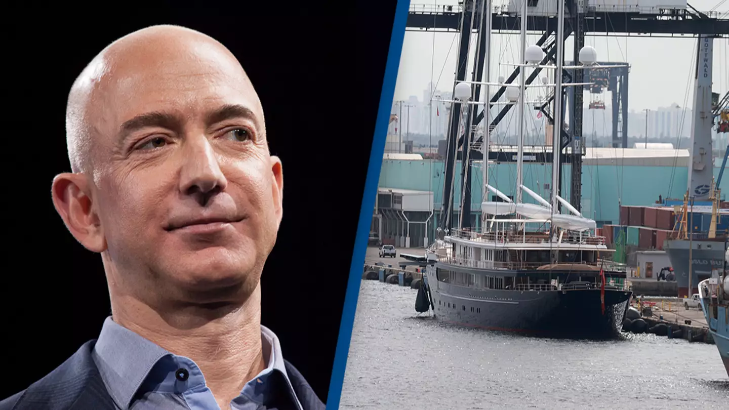 Jeff Bezos built a $75,000,000 boat to travel with his $500,000,000 super yacht for one specific reason