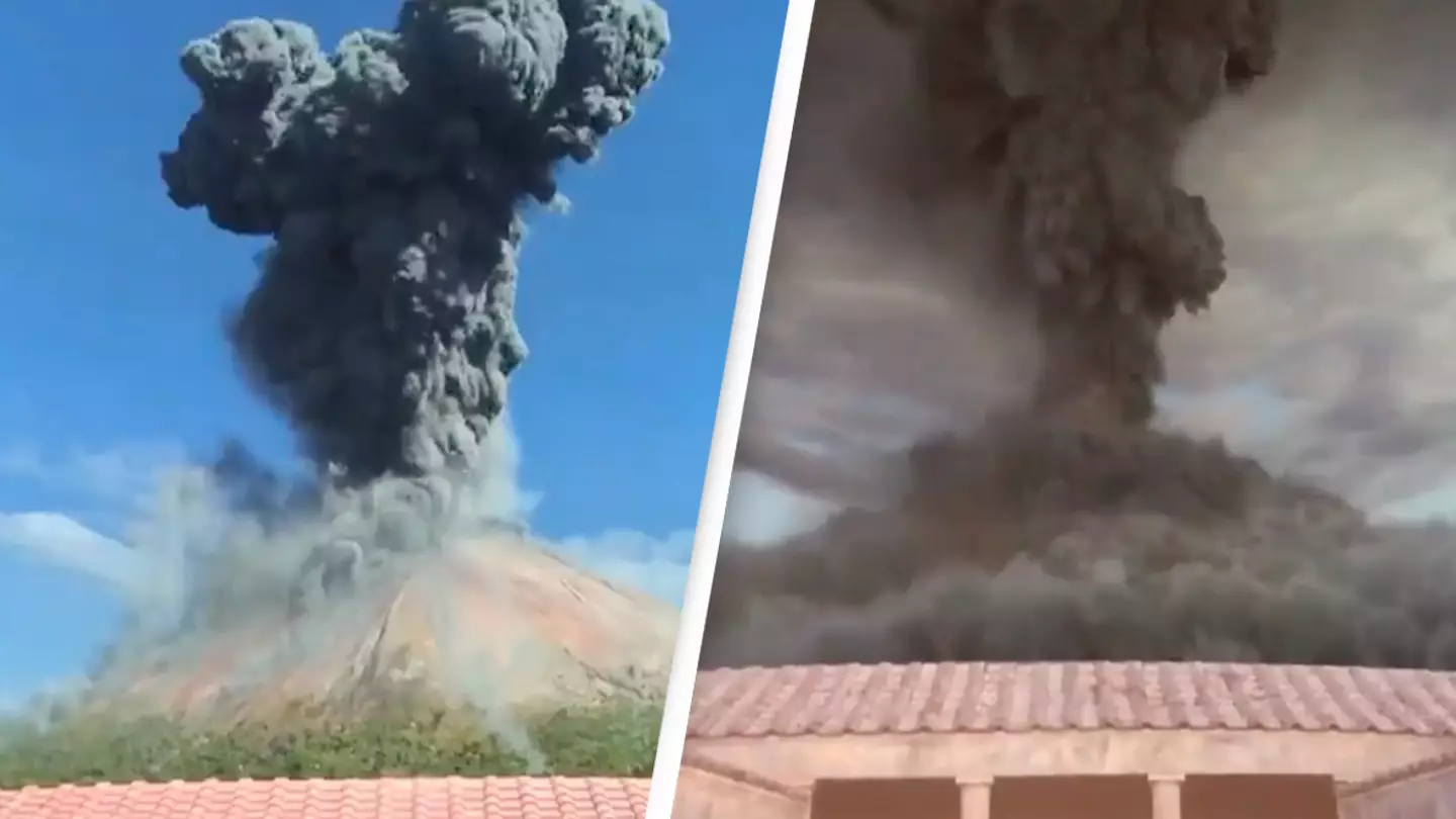Terrifying animation shows what it would have been like in Pompeii when Mount Vesuvius erupted