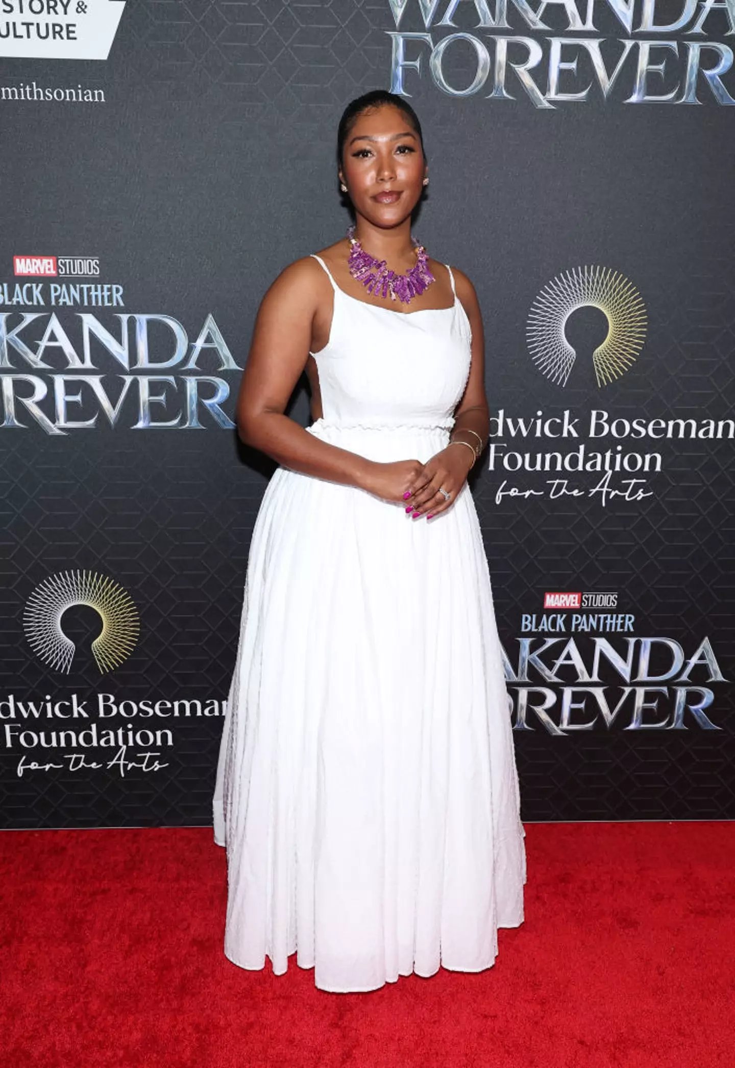 Simone Ledward Boseman has been busy spreading warnings about colon cancer (Paul Morigi/Stringer/Getty)