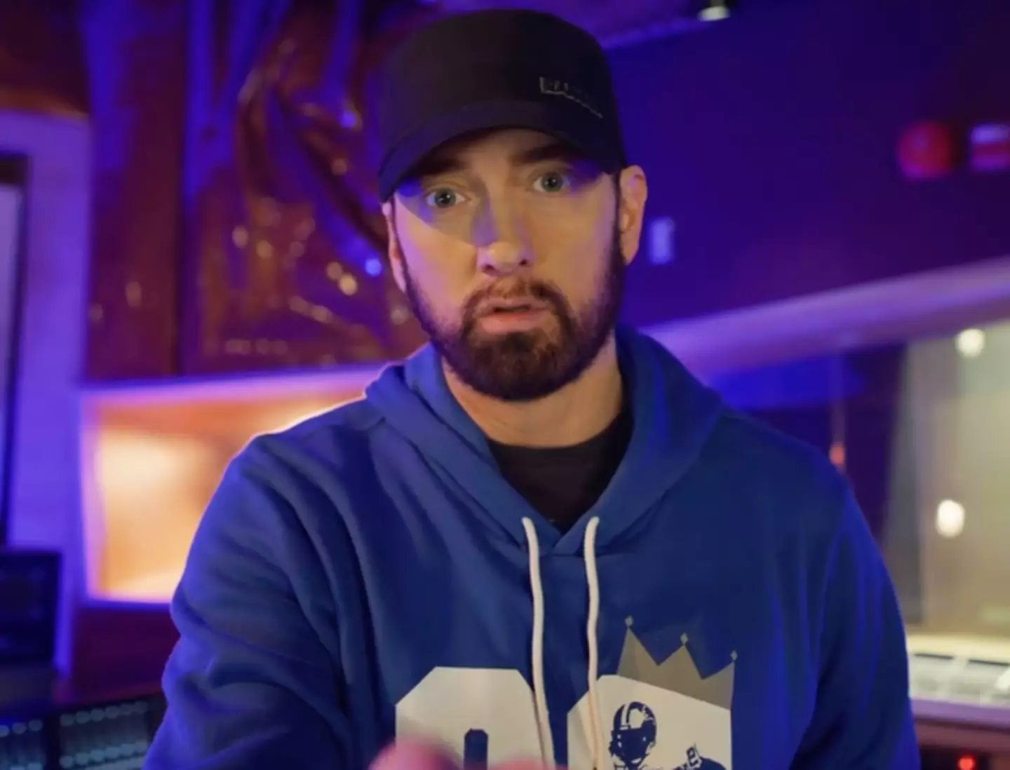 Eminem's latest album isn't all jokes and gags with some heartfelt songs. (Instagram/@eminem)