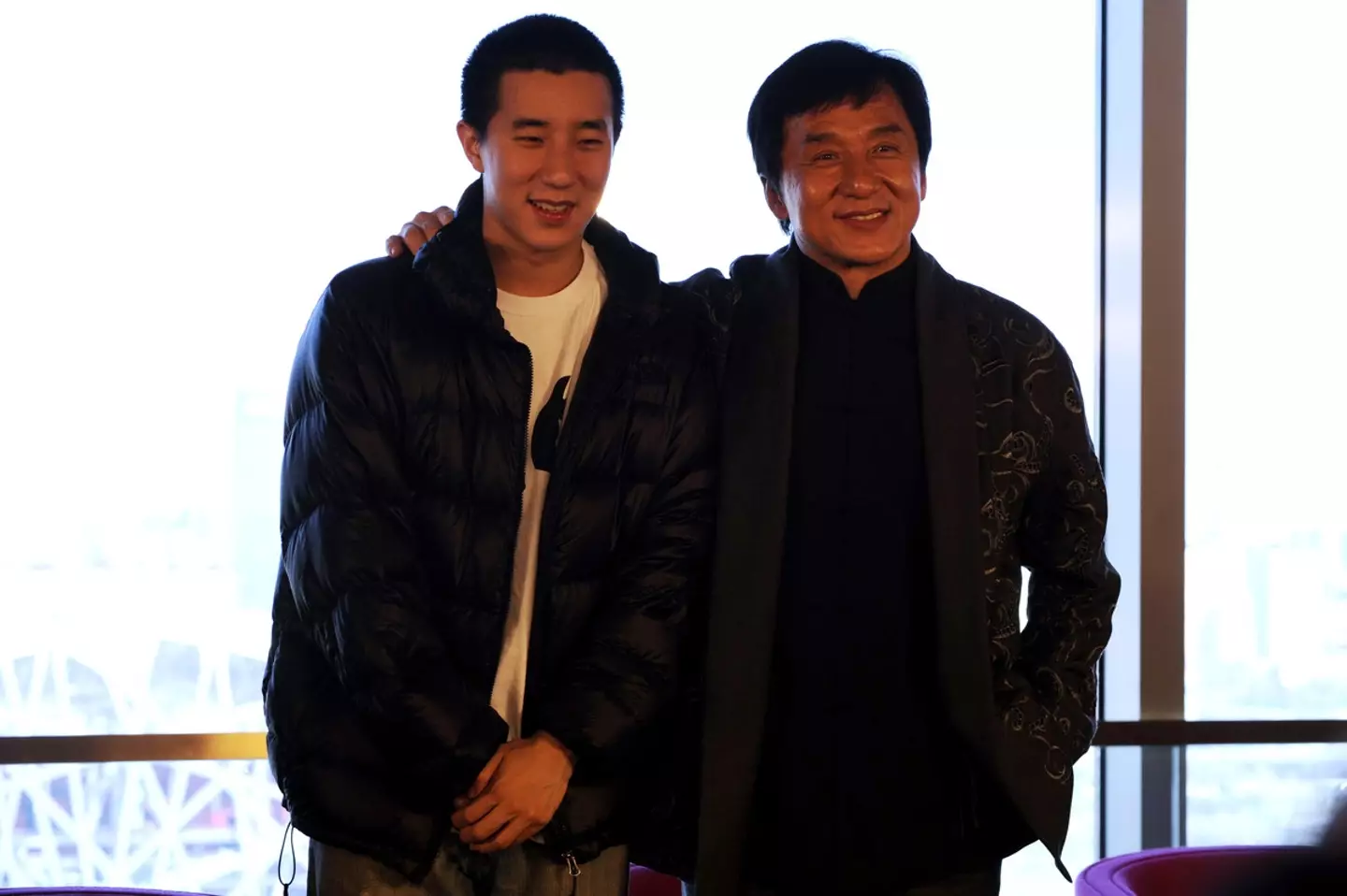 Jackie Chan admitted to throwing his son Jaycee across a room when the boy was two.