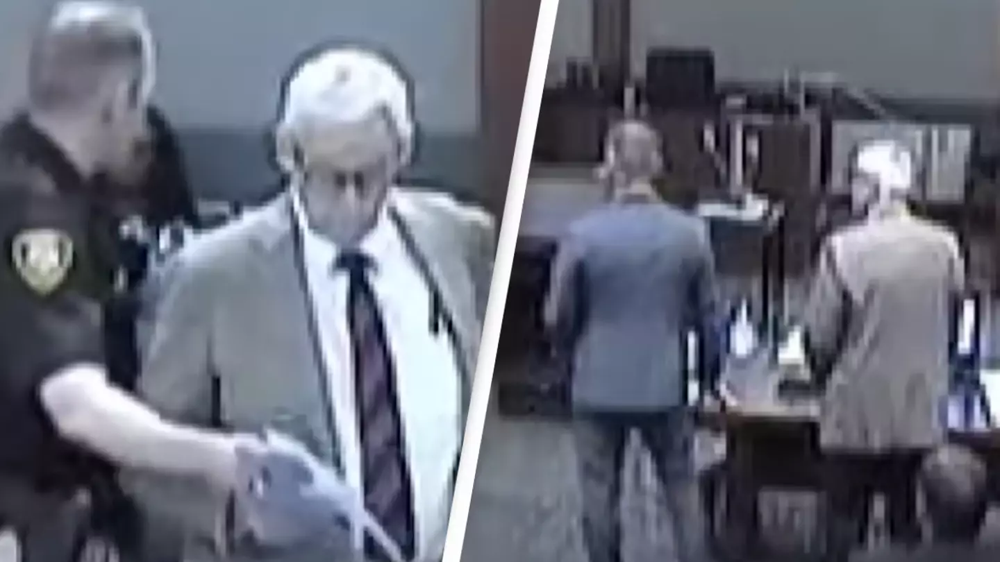 80-year-old convicted sex offender gets punched by victim in court after avoiding jail time