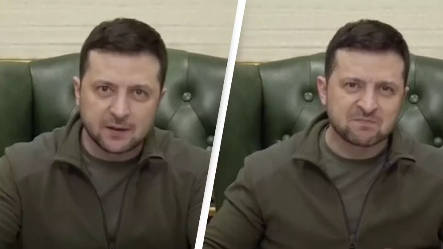Defiant President Zelenskyy Posts Message To Prove He's Not Hiding In A Bunker