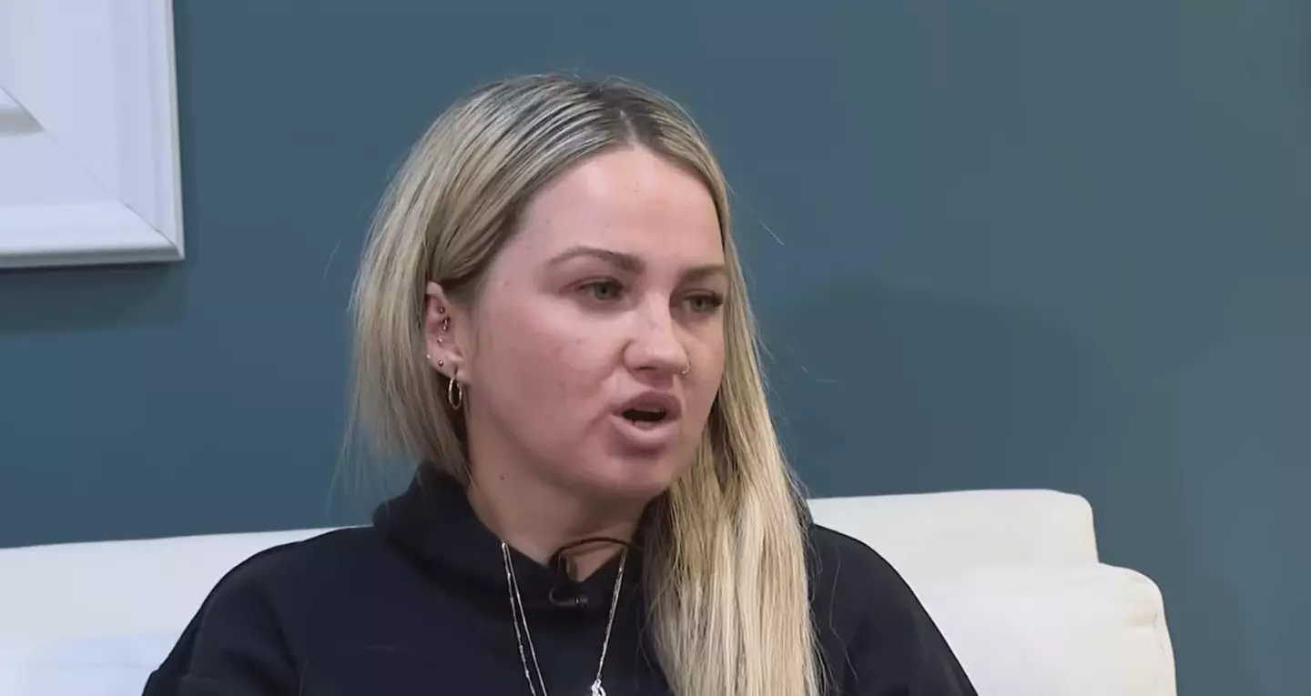 Tiffany Smyth expressed concern for her husband's welfare in ICE detention (CBS Boston)