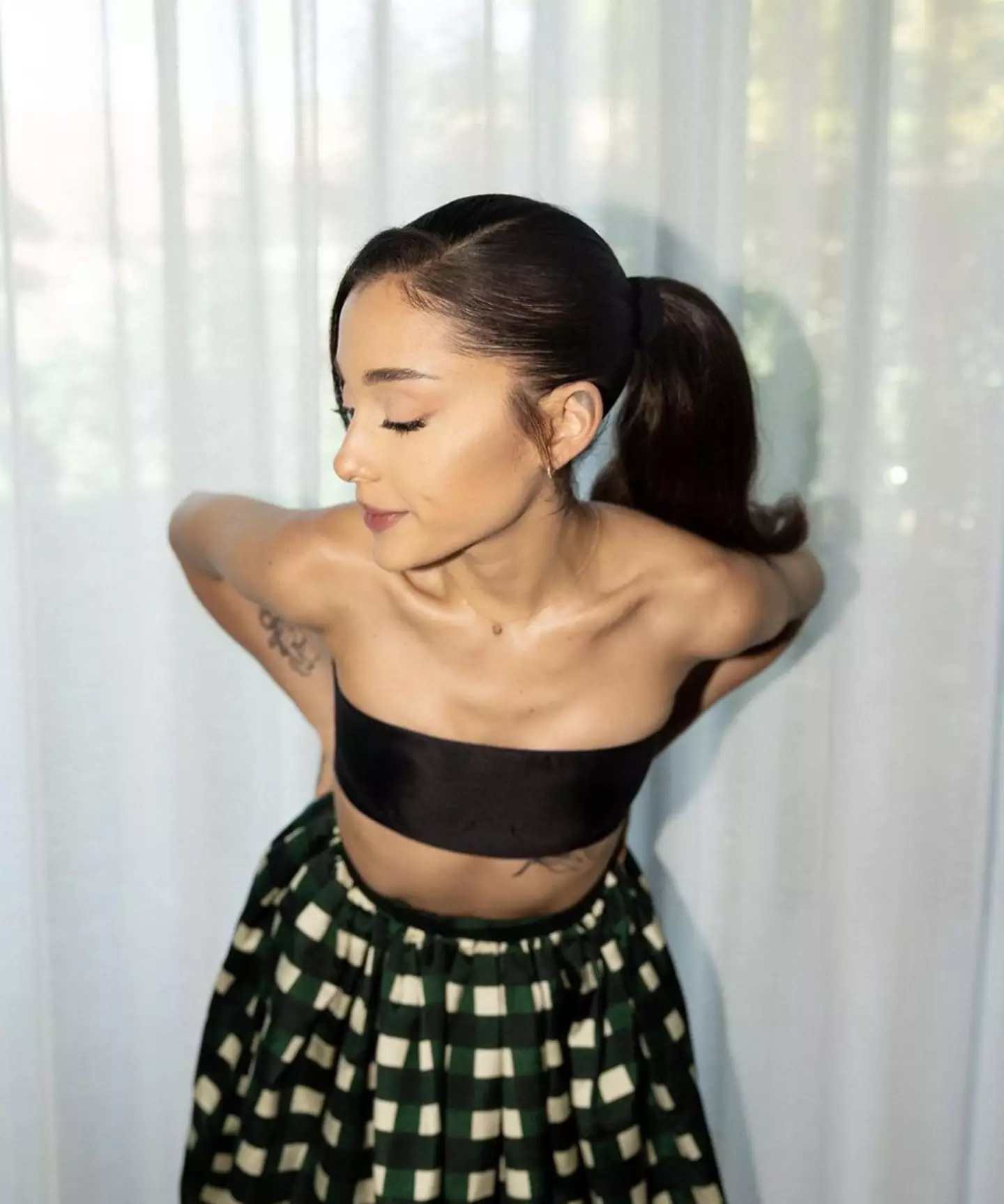 Ariana Grande has addressed her fans' concerns over her body image.