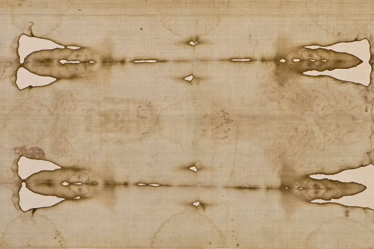 The Shroud of Turin is a linen cloth with the image of a man, it is considered an important relic by Christians who believe it to be the burial shroud of Jesus bearing his image after the crucifixion (Marco Destefanis/Pacific Press/LightRocket via Getty Images)