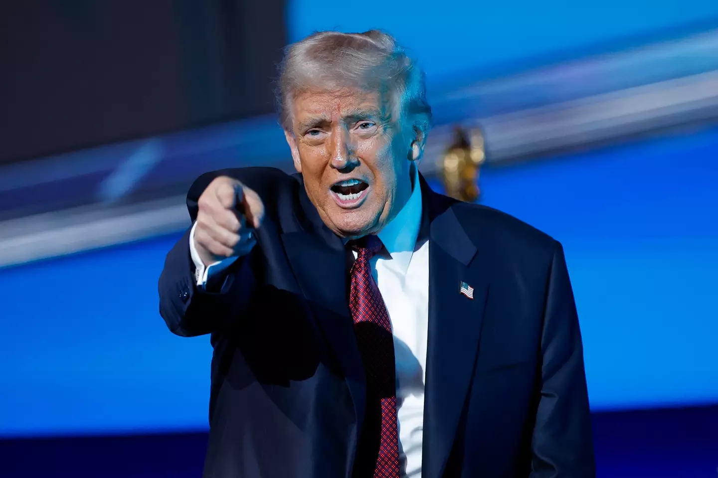 Trump has hit out at the BBC (Kevin Dietsch/Getty Images)
