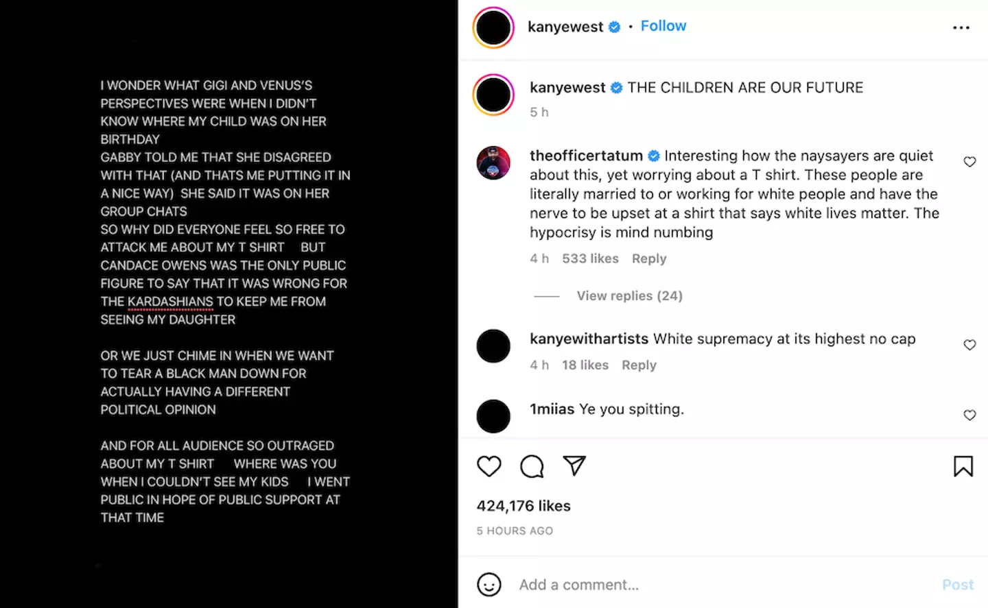 The rapper brought up the birthday party drama amid the t-shirt backlash.