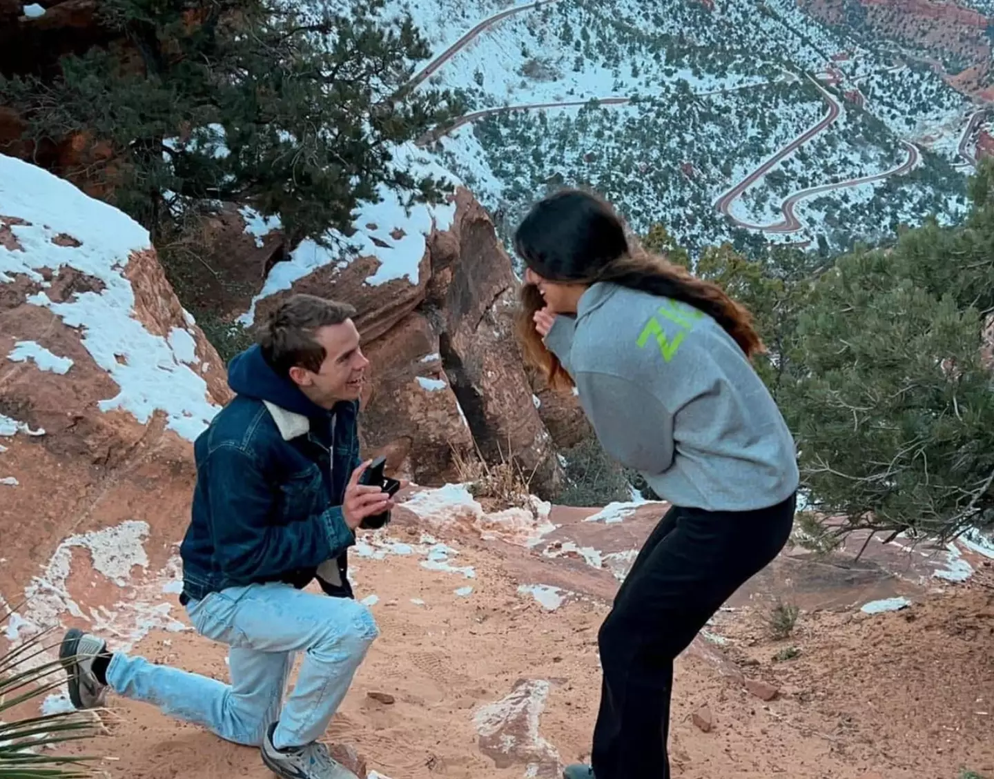 Nate was involved in a freak accident.