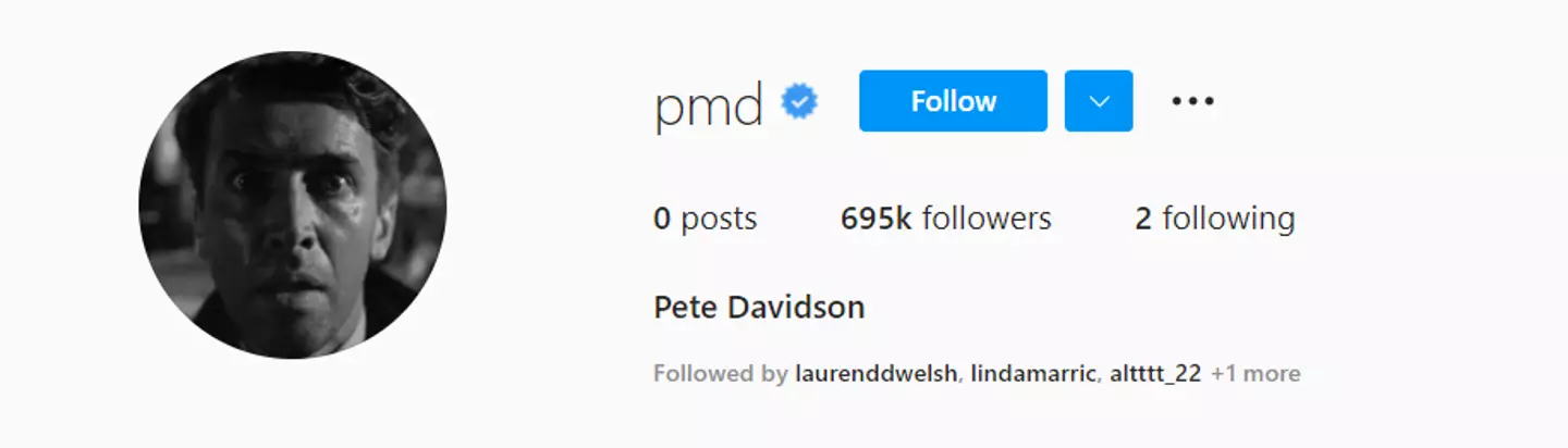Pete Davidson's Instagram. (@pmd/Instagram)