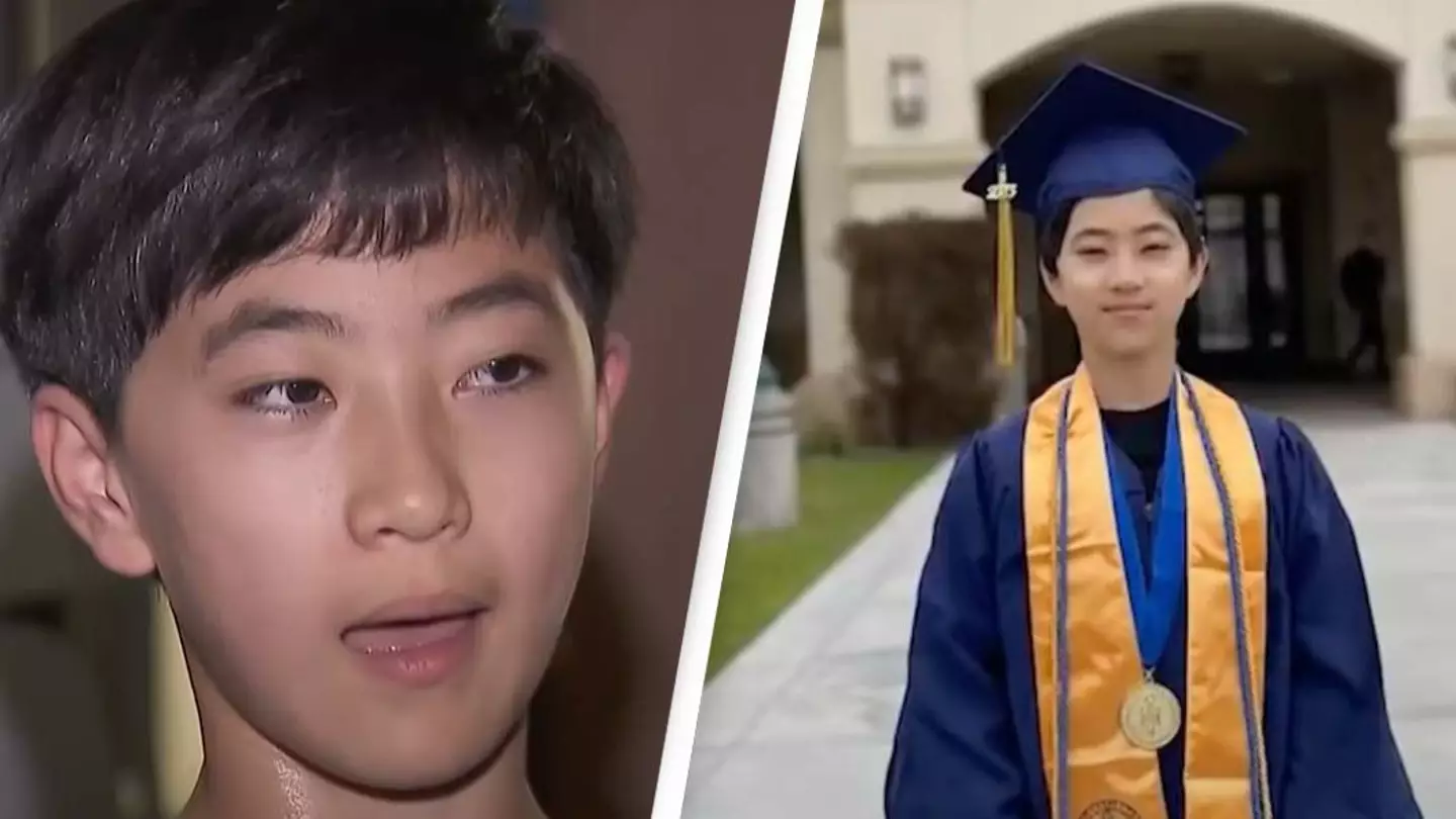 12-year-old boy set to graduate from college with 5 degrees
