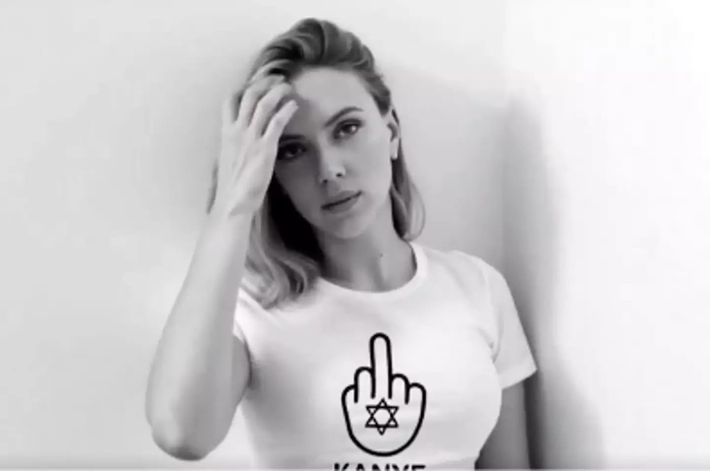 The fake video showed dozens of Hollywood stars 'flipping off' Kanye West (Twitter)