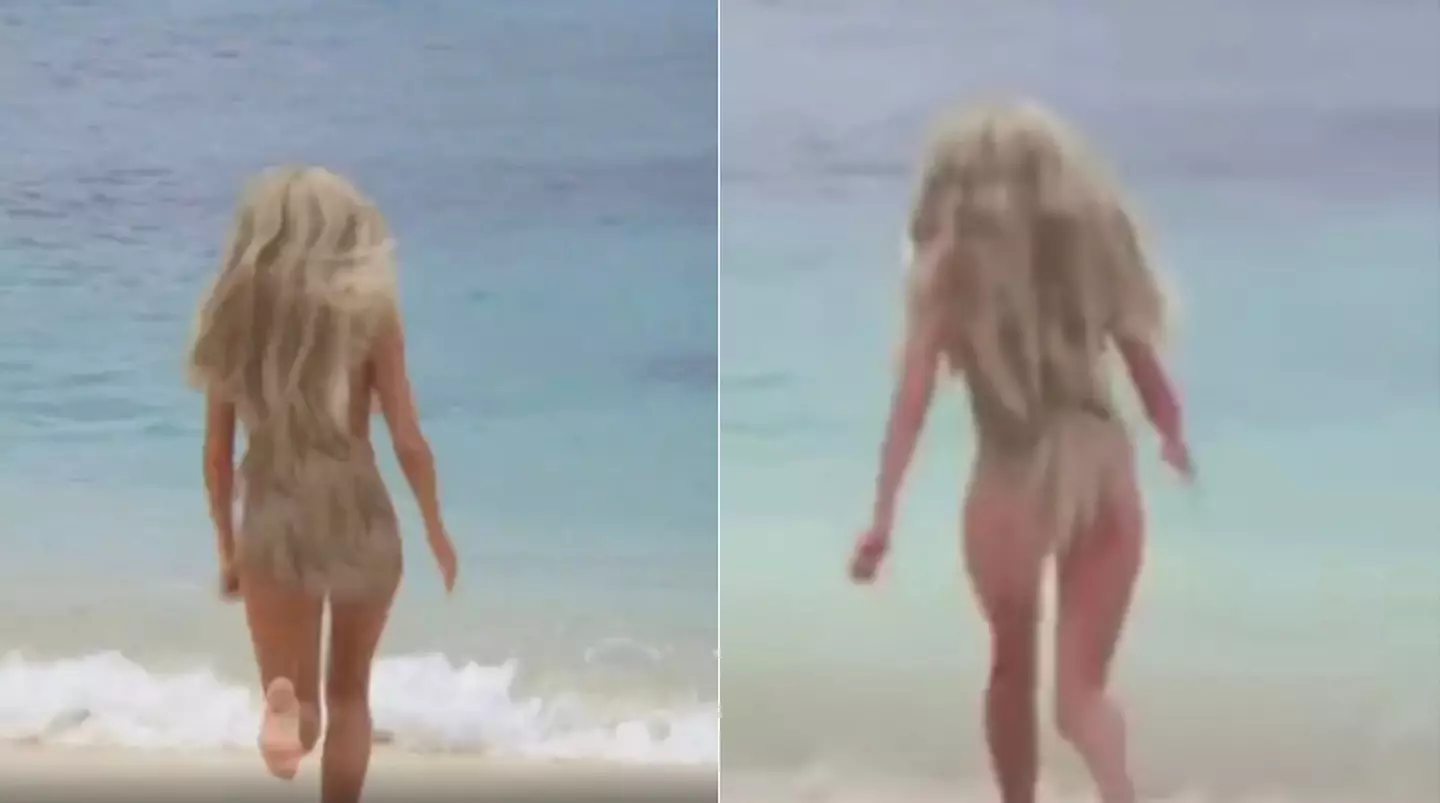 Disney has restored the original cut (right).