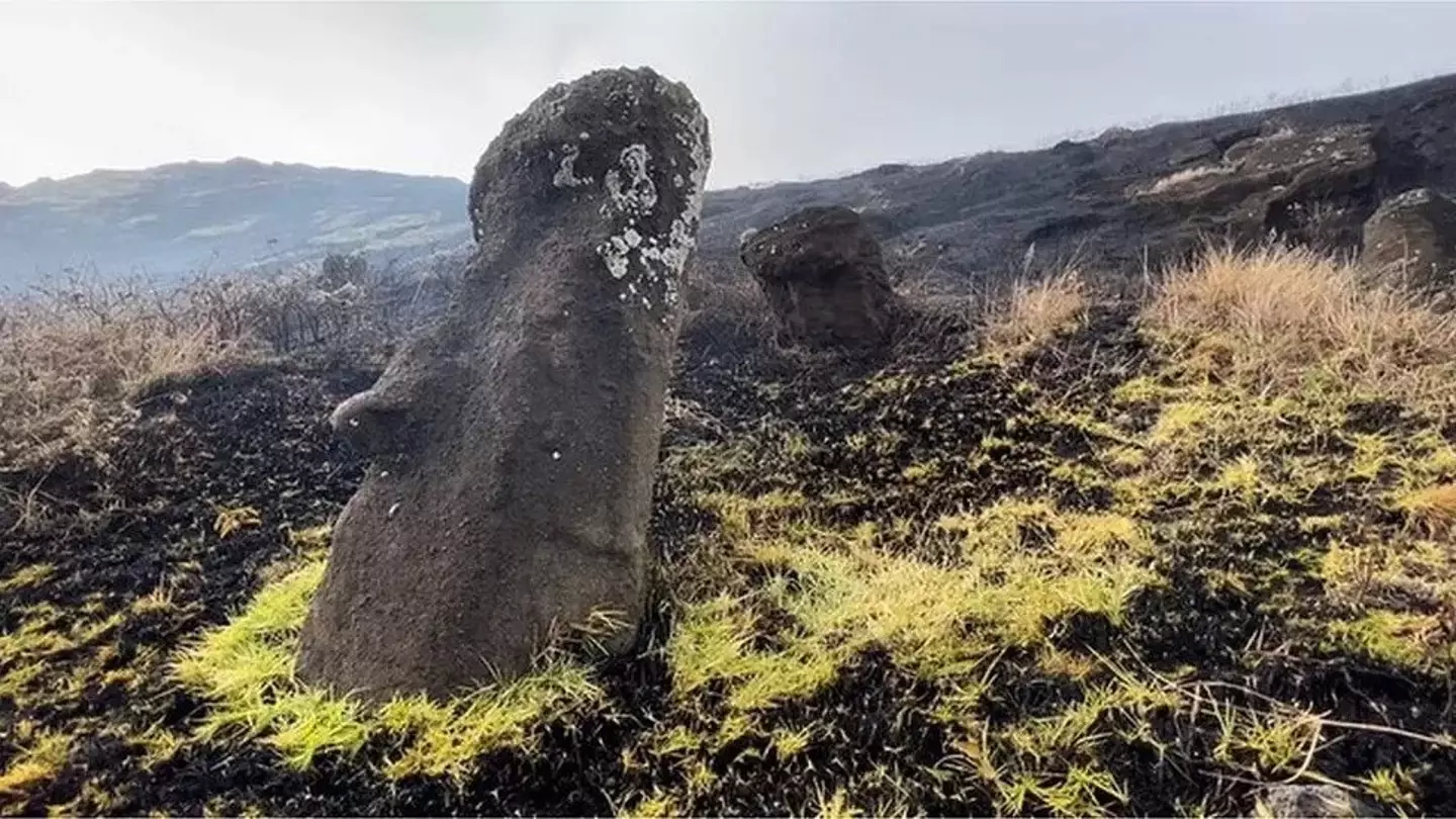 The famous moai statues have been deemed 'irreparable'.
