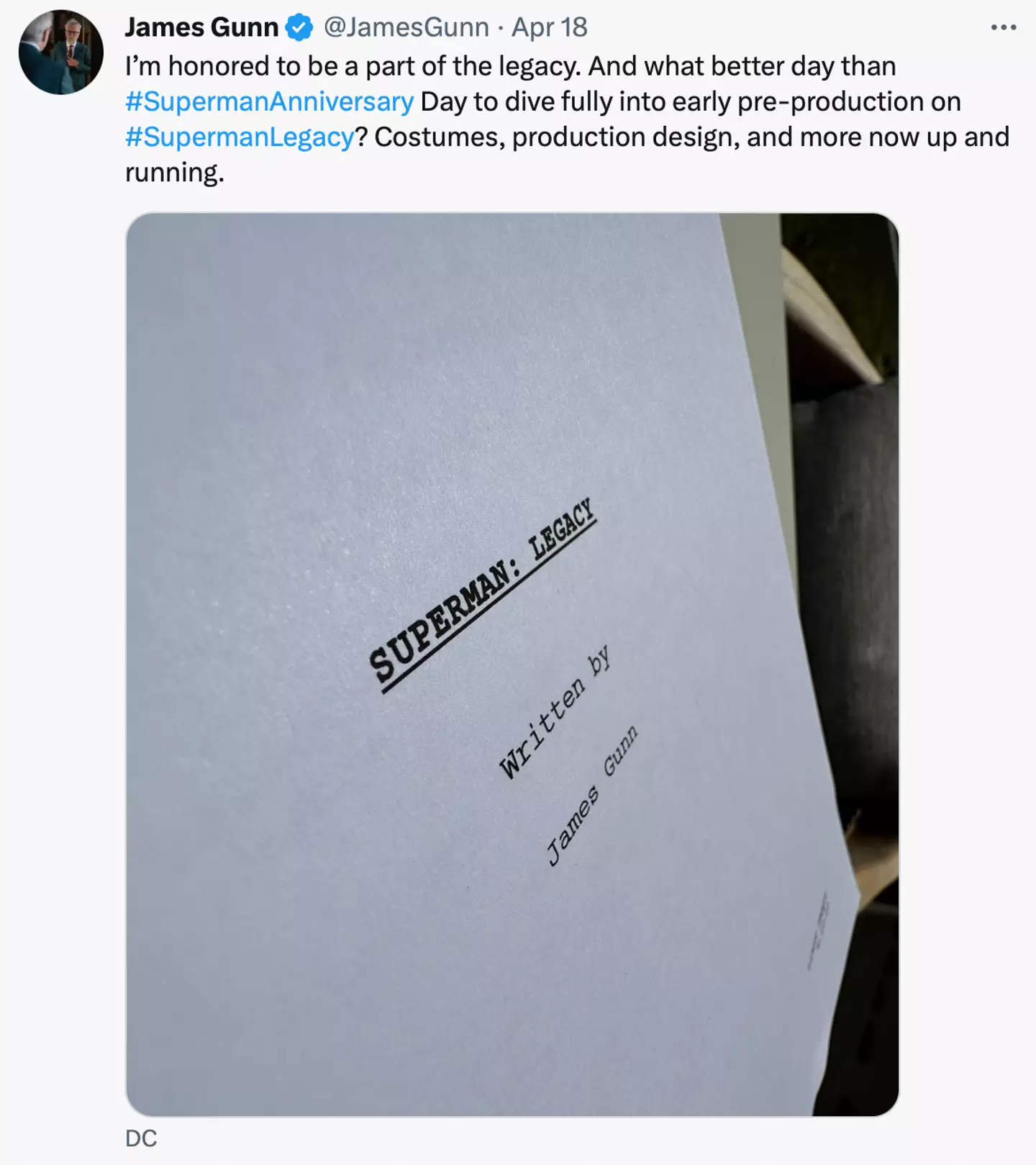 Gunn has tried to ignore criticism after he was appointed studio exec.