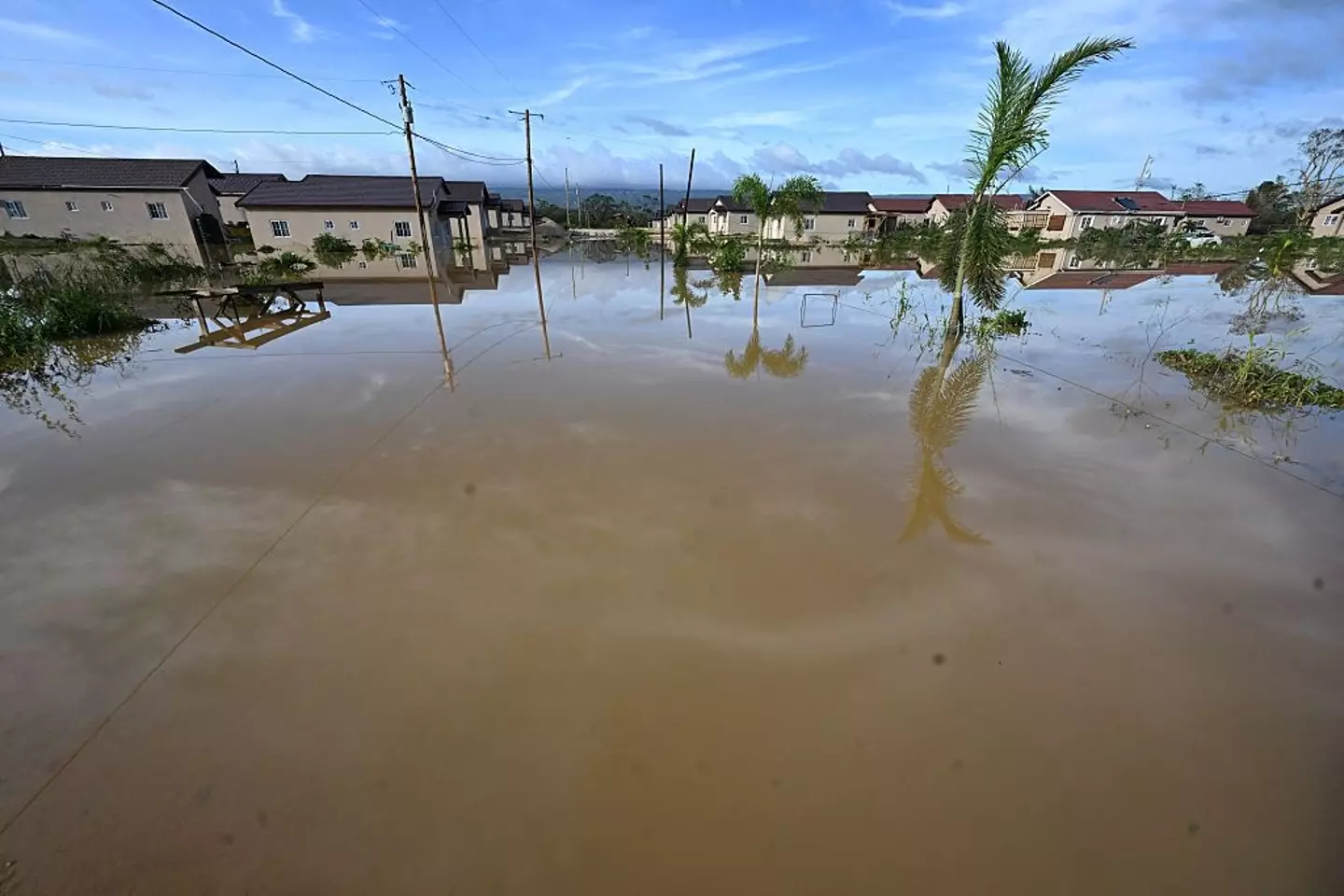 Homes have been flooded (RICARDO MAKYN/AFP via Getty Images)