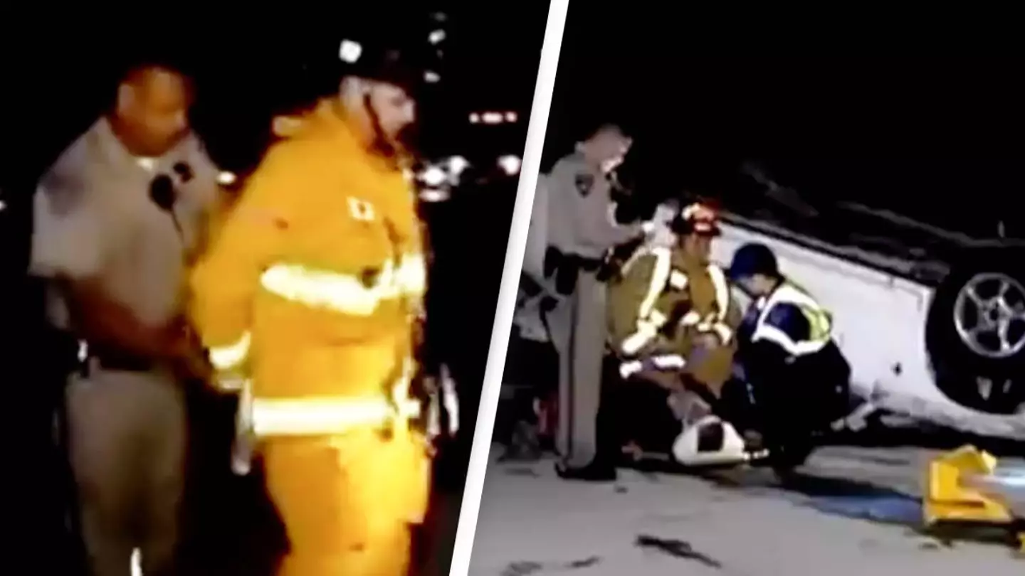 Firefighter was arrested while trying to save victims of horror car crash and people are outraged