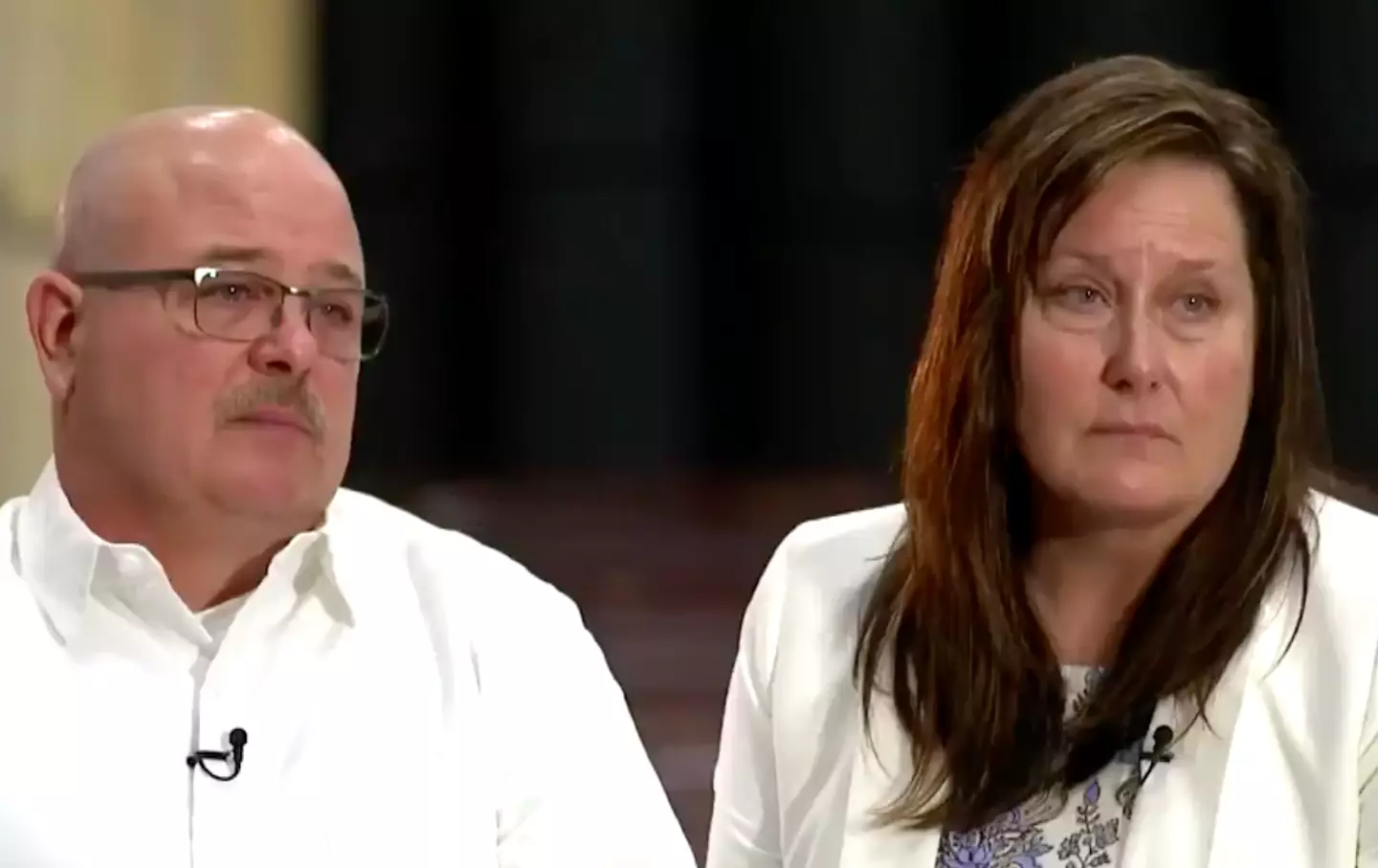 Grant's parents Kyle and Katie Brace.