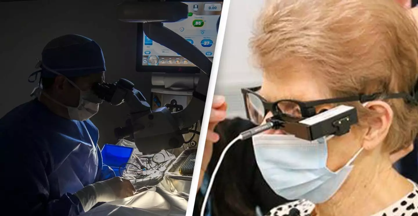 Revolutionary Bionic Eye Implant Allows Blind Woman To See In ‘Groundbreaking’ New Treatment (Alamy/Moorfields Eye Hospital)