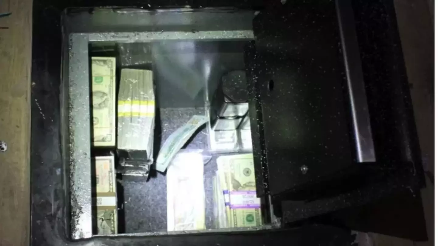 Police also found $600k in cash.