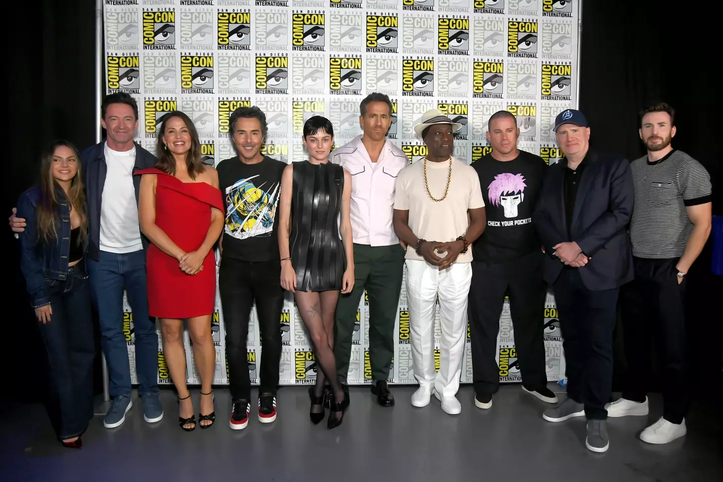 Jennifer Garner, Chris Evans, Wesley Snipes, and Dafne Keen also all returned to their respective Marvel roles in Deadpool 3. (Alberto E Rodriguez via Getty Images)