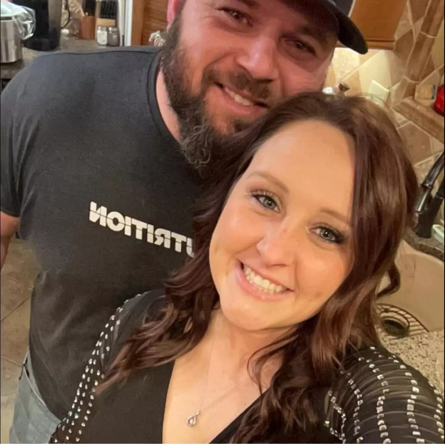 Holly leaves behind the 'love of her life', Brandon, and her three children (Facebook)