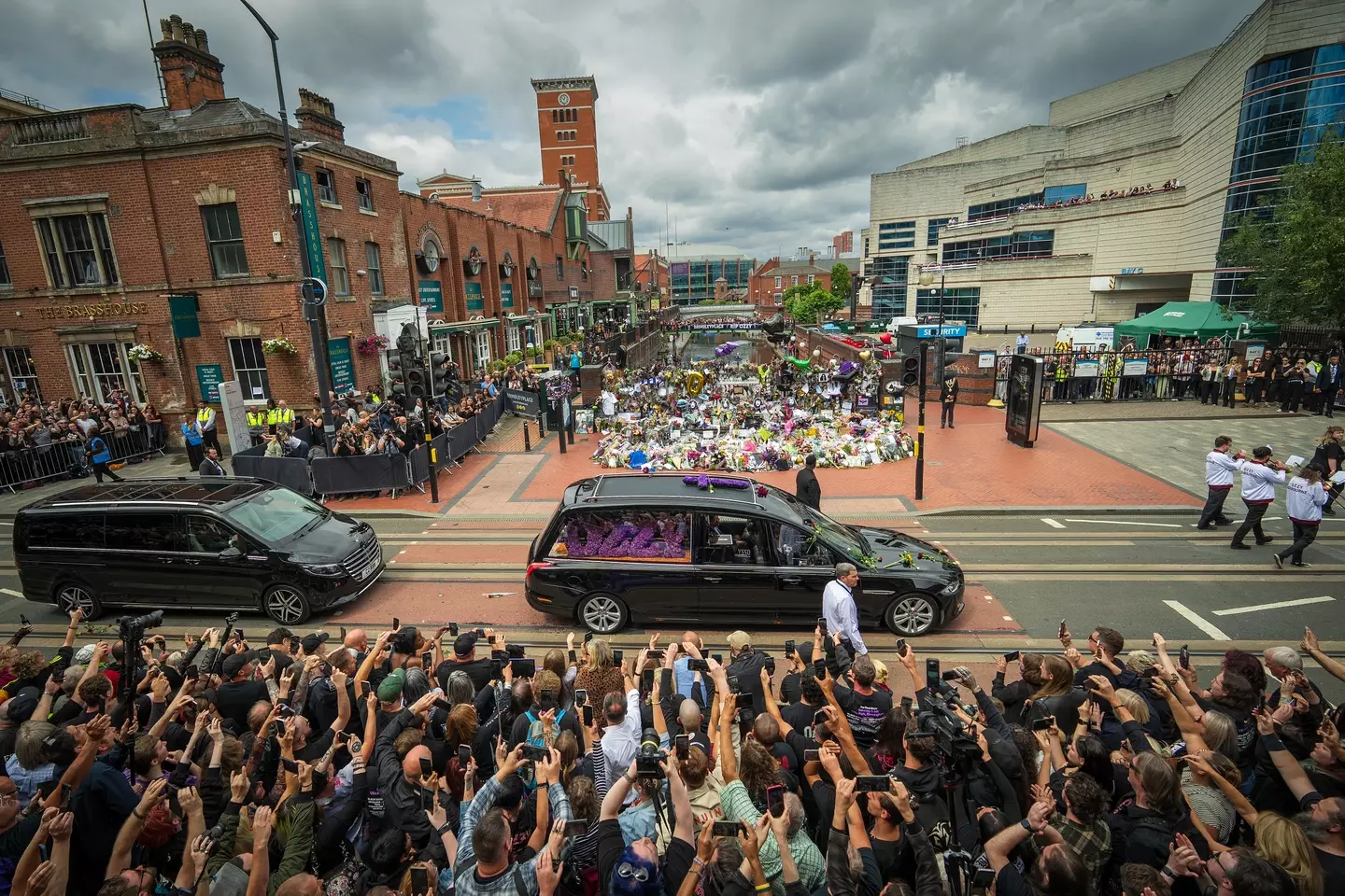 Fans poured into the streets for Ozzy Osbourne's funeral (Christopher Furlong/Getty Images)