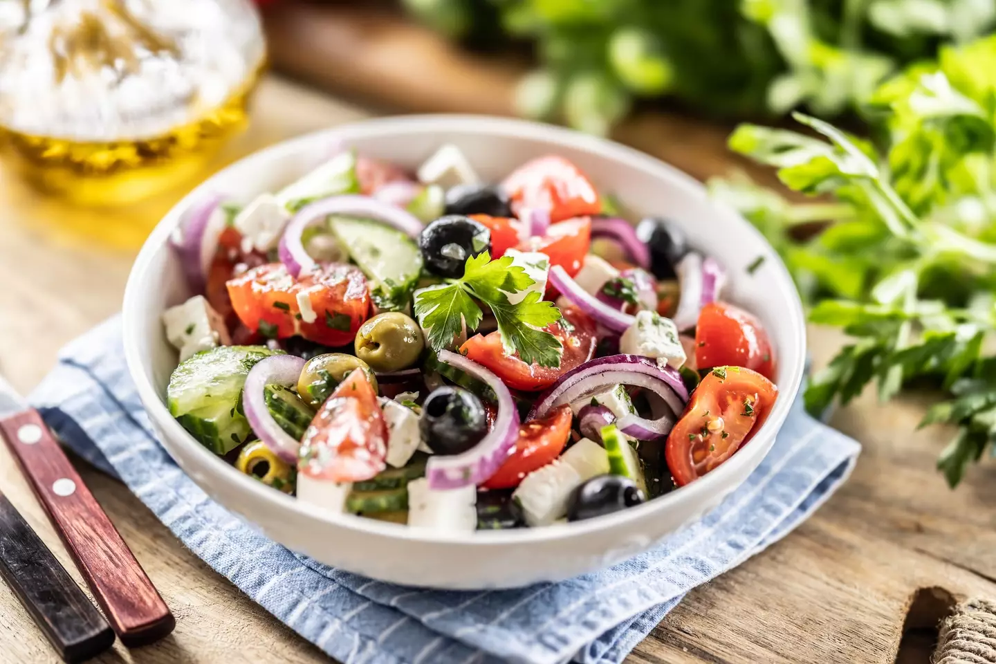 Johnson touted the benefits of a Mediterranean-style diet (Getty Stock Image)