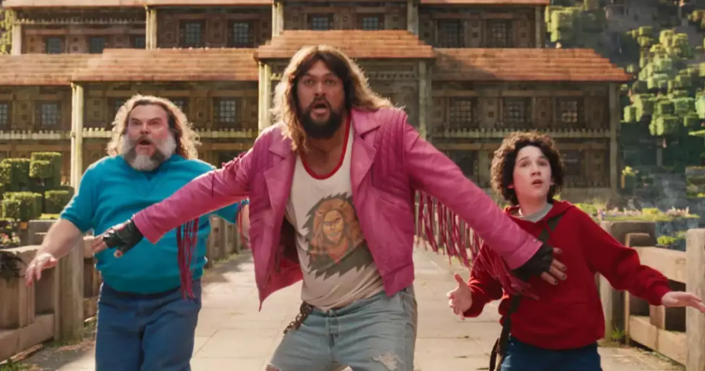 The movie stars Jack Black and Jason Momoa (Warner Bros.)