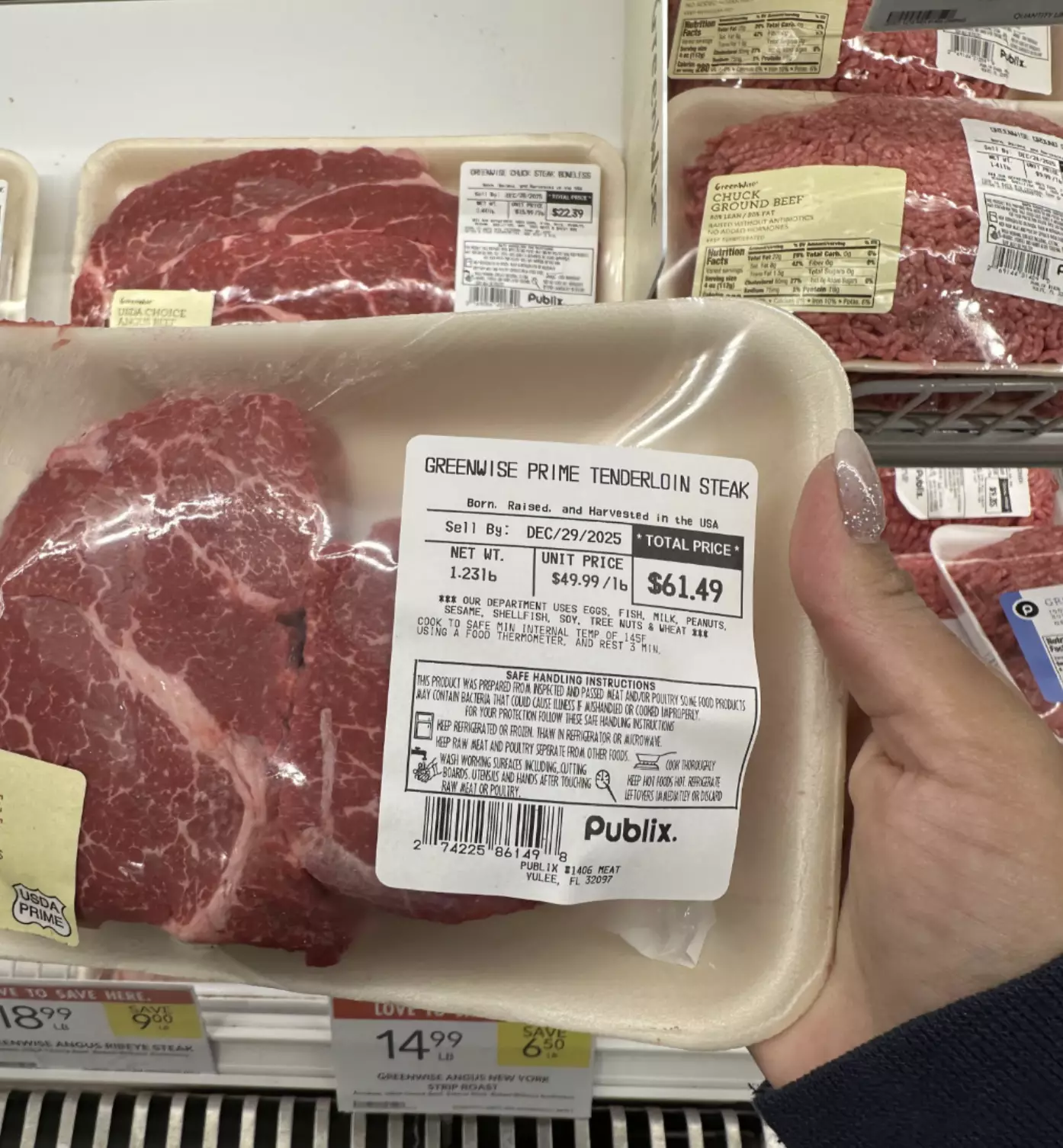 This one picture cause a massive stir about the cost of prime meat(kmc0522/Reddit)
