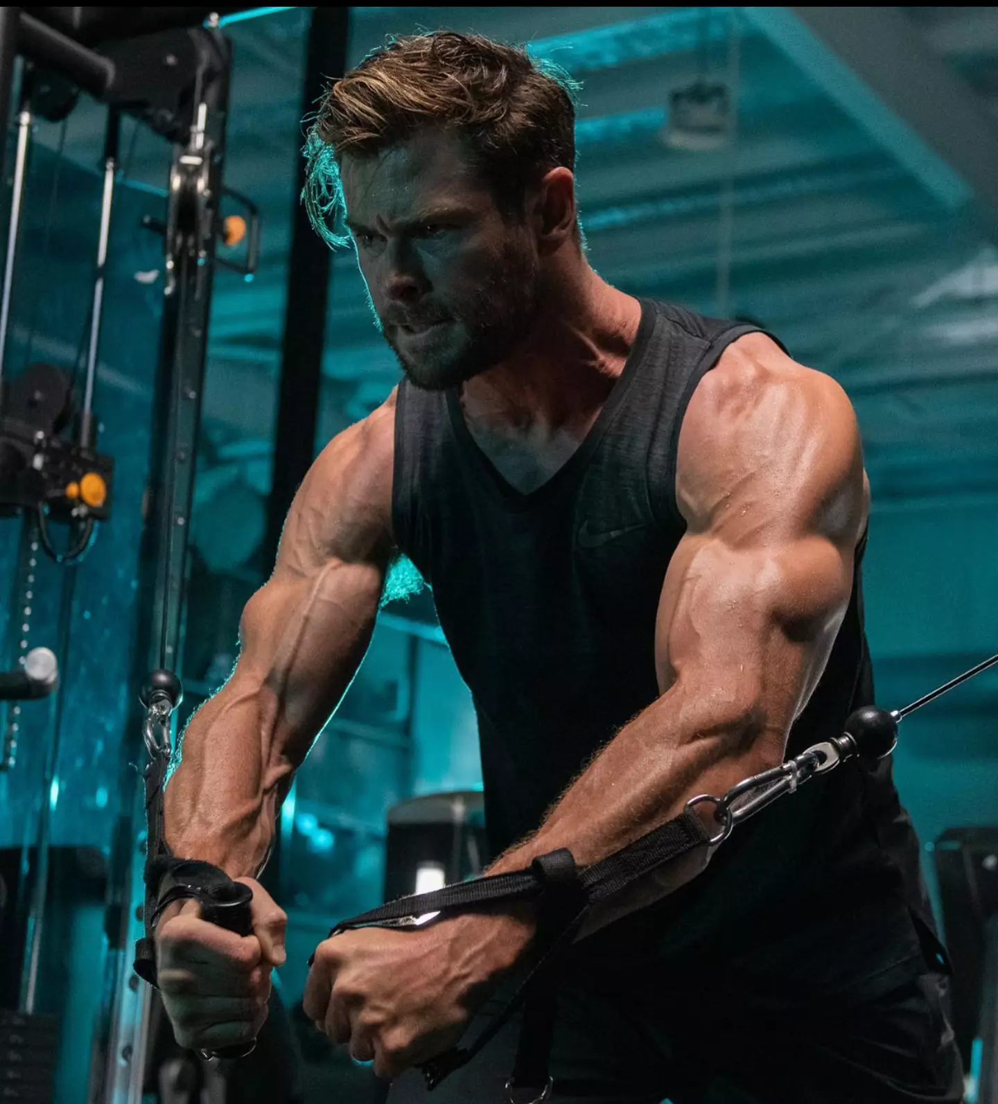 Hemsworth said 'movement creates the motivation'.