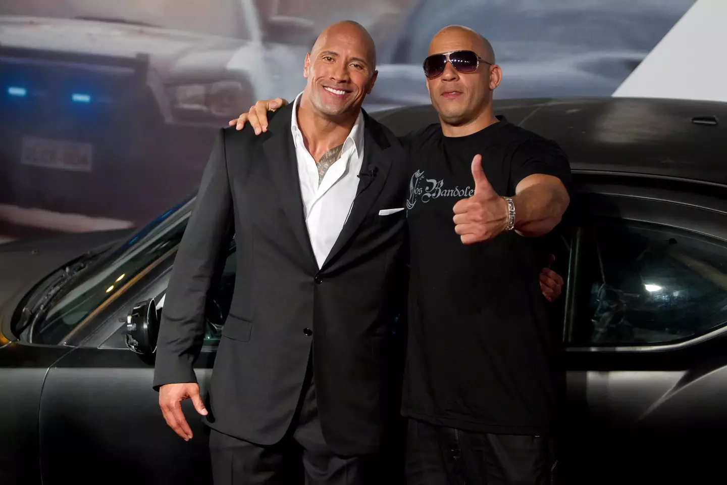 The photo Vin Diesel posted to Instagram (Buda Mendes/LatinContent via Getty Images)